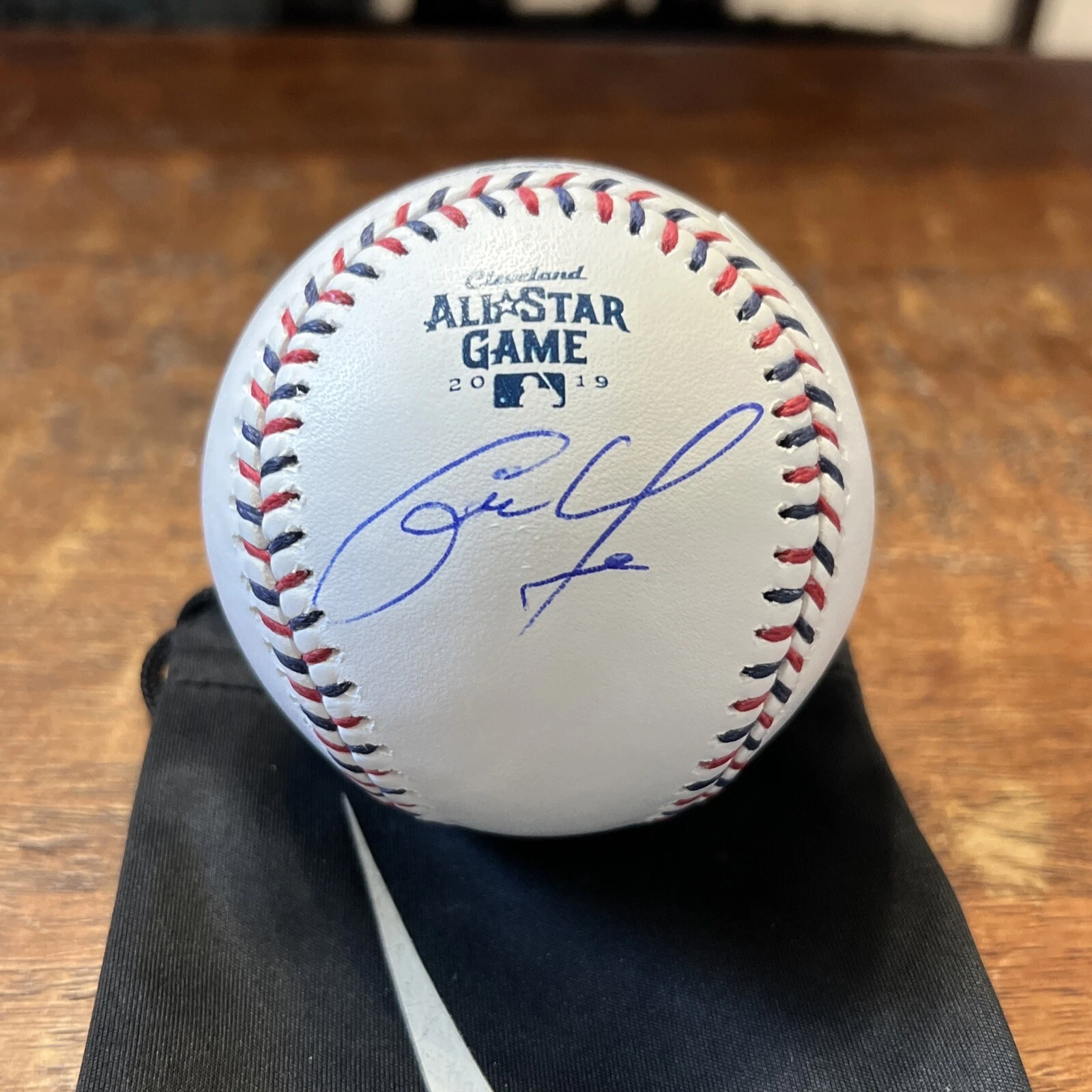 Christian Yelich Signed 2019 All Star Baseball JSA Coa Brewers Autographed