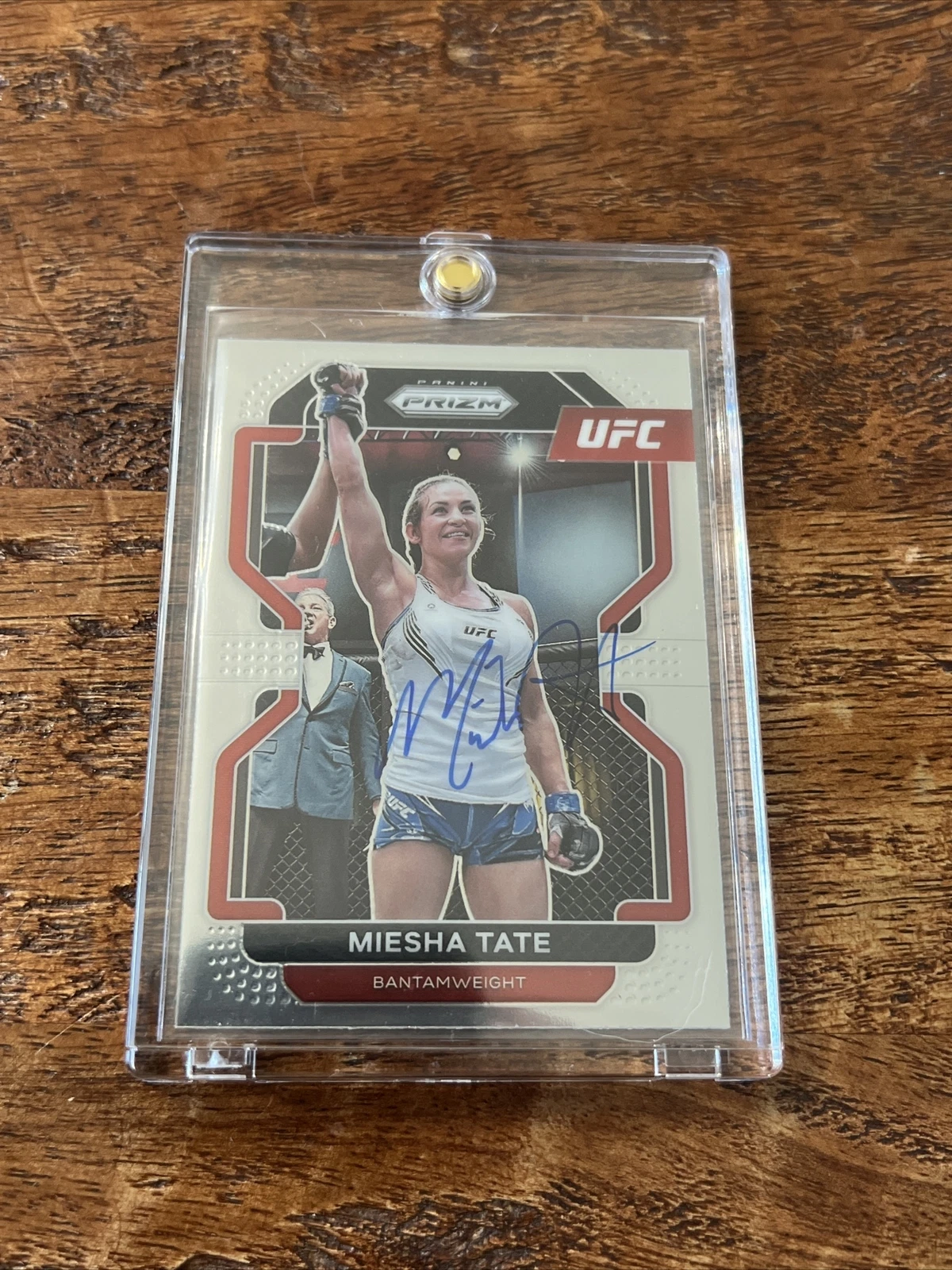 Miesha Tate IP Signed Prizm Card JSA Coa Autographed UFC