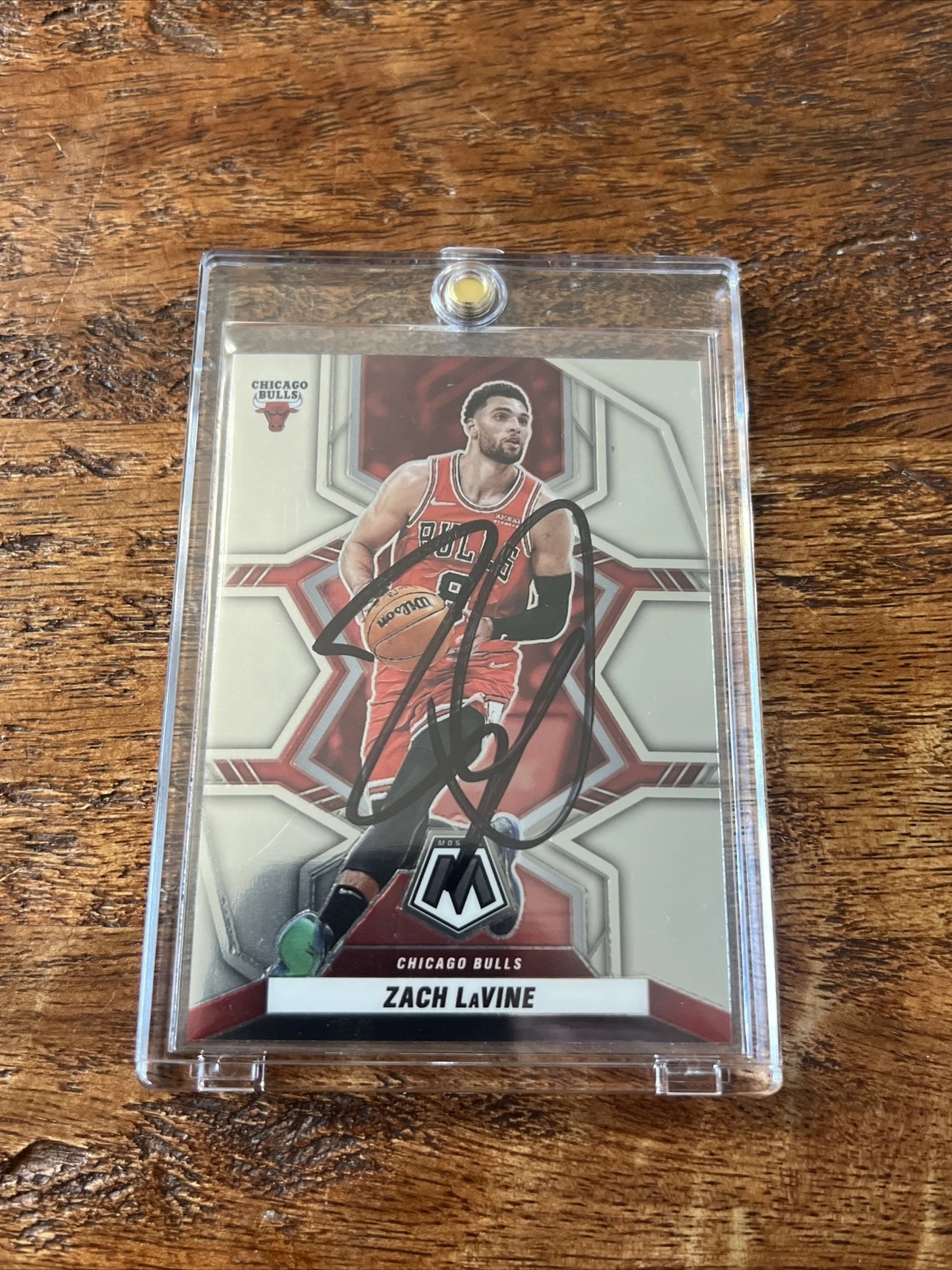 Zach LaVine IP Signed Panini Mosaic Card JSA Coa Autographed Bulls