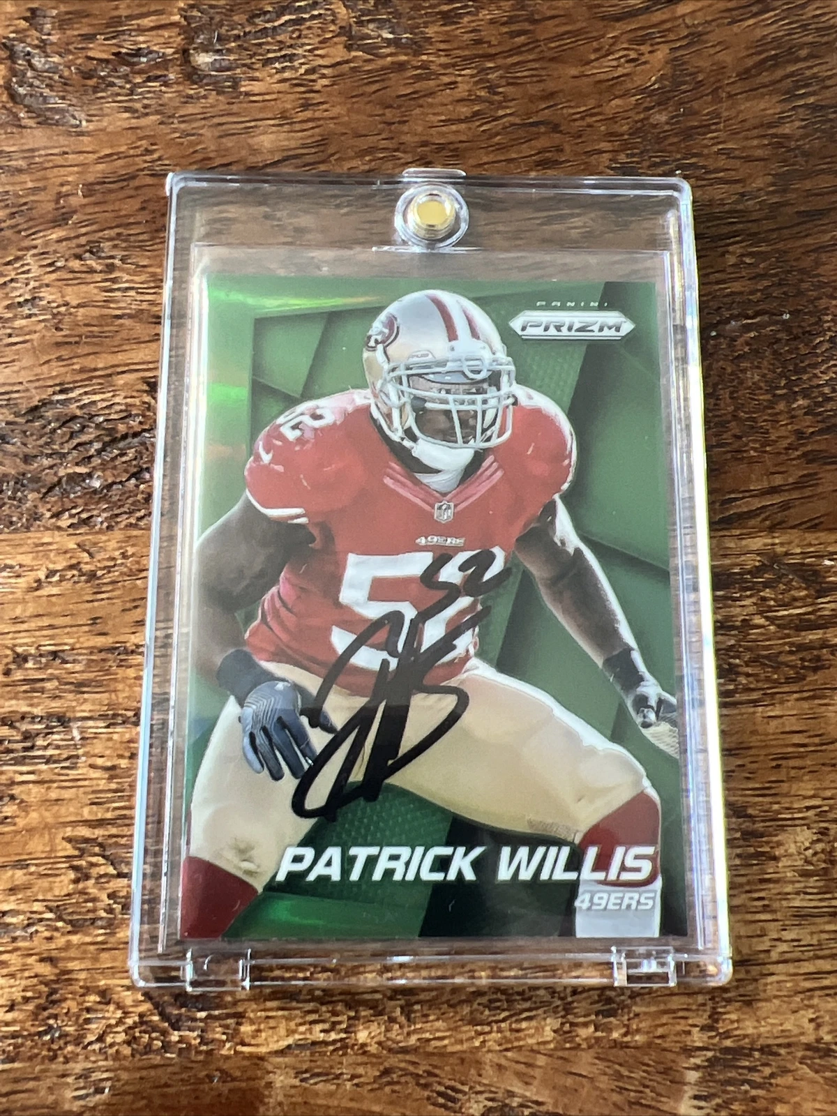 Patrick Willis IP Signed Panini Prizm Card JSA Coa 49ers Autographed