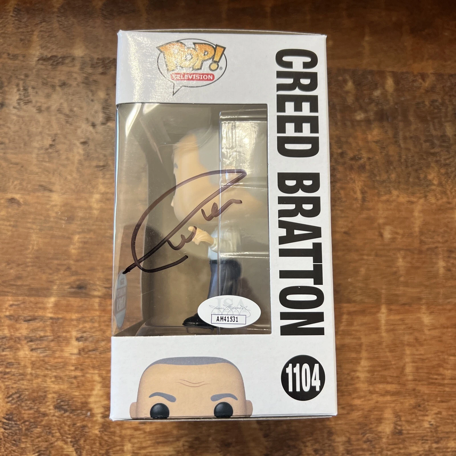 Creed Bratton Signed The Office Funko POP JSA Coa Autographed