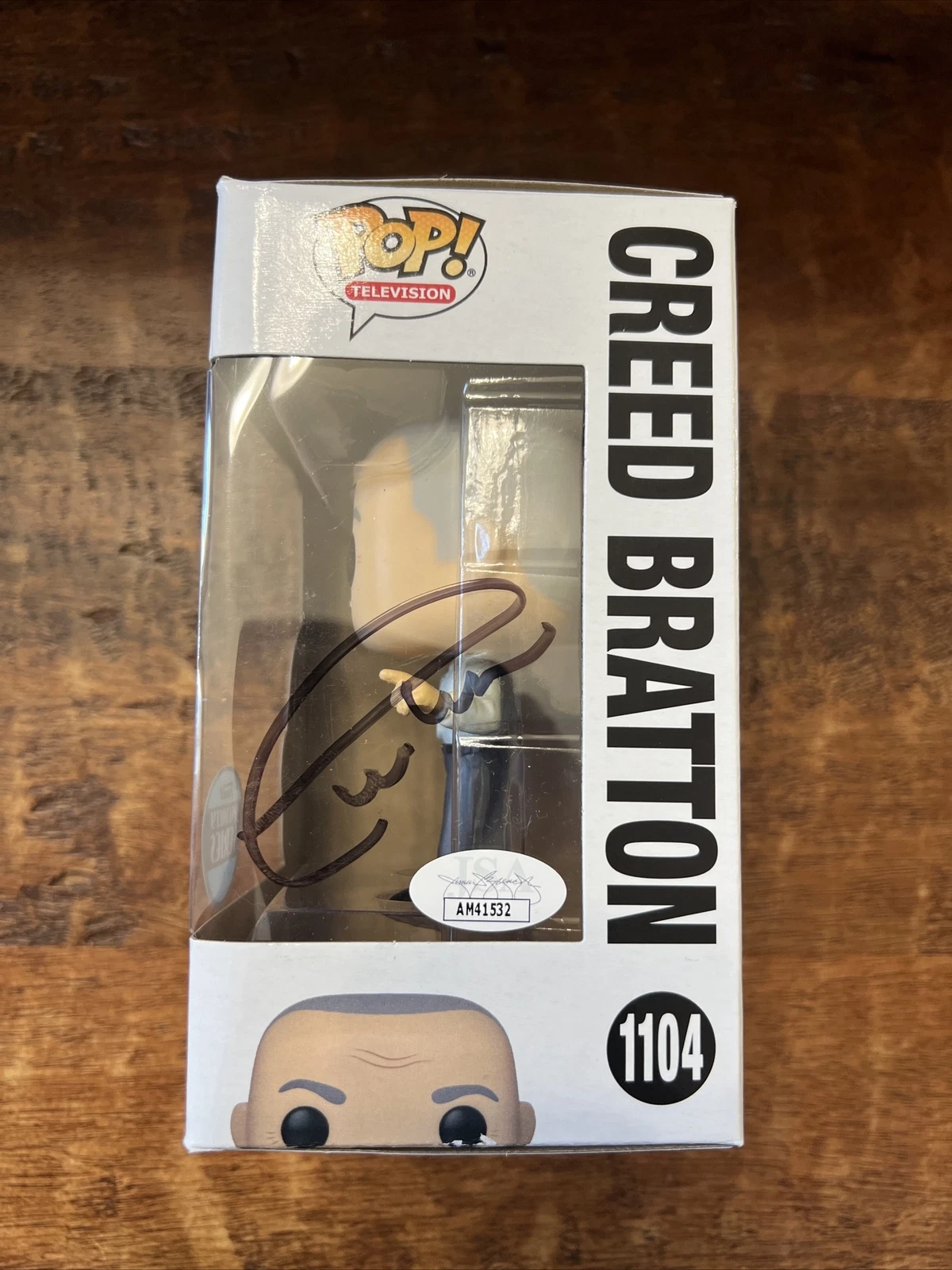 Creed Bratton Signed The Office Funko POP JSA Coa Autographed