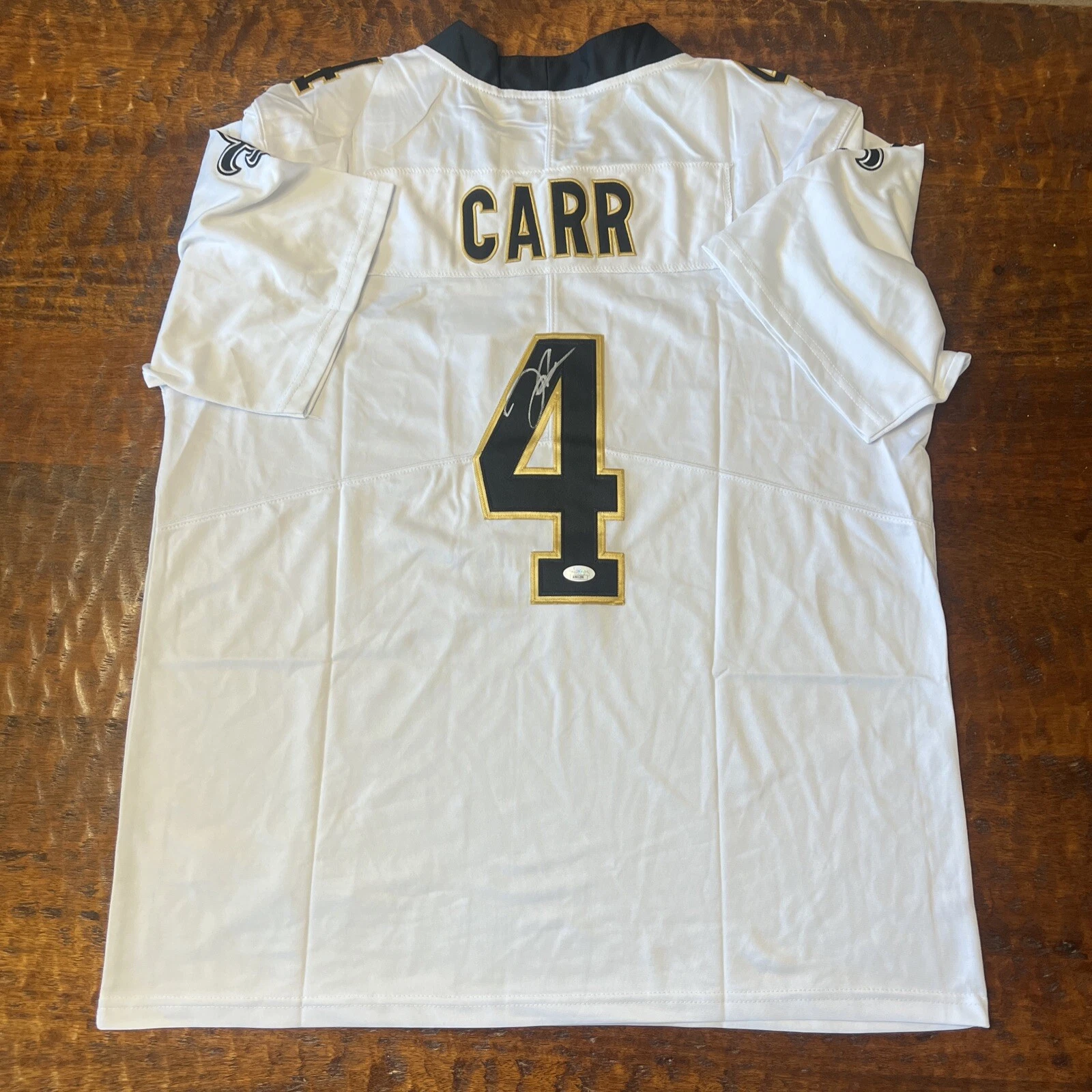 Derek Carr Signed New Orleans Saints Jersey JSA Coa Autographed