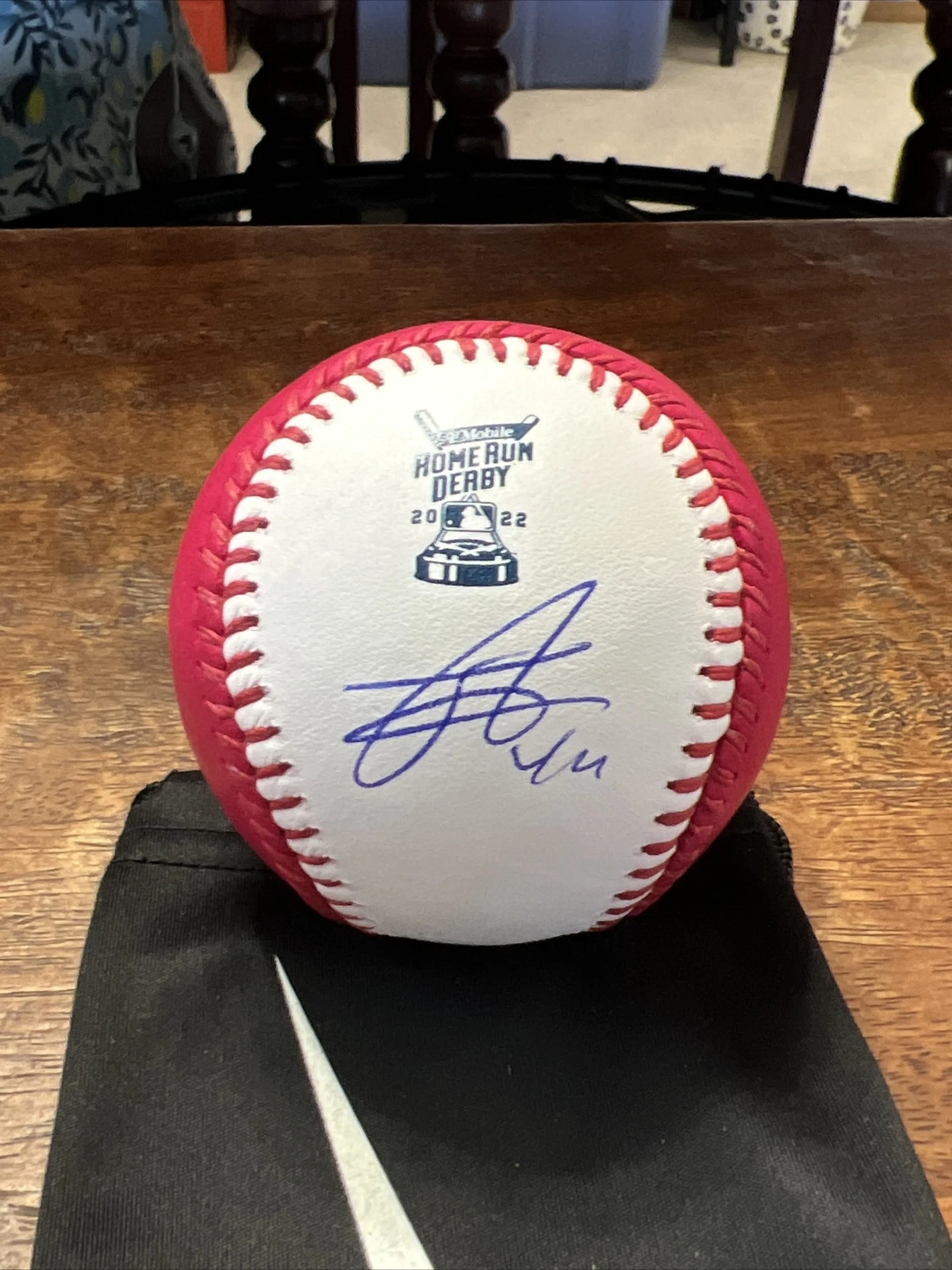 Julio Rodriguez Signed 2022 Home Run Derby Baseball JSA Coa Autographed Mariners