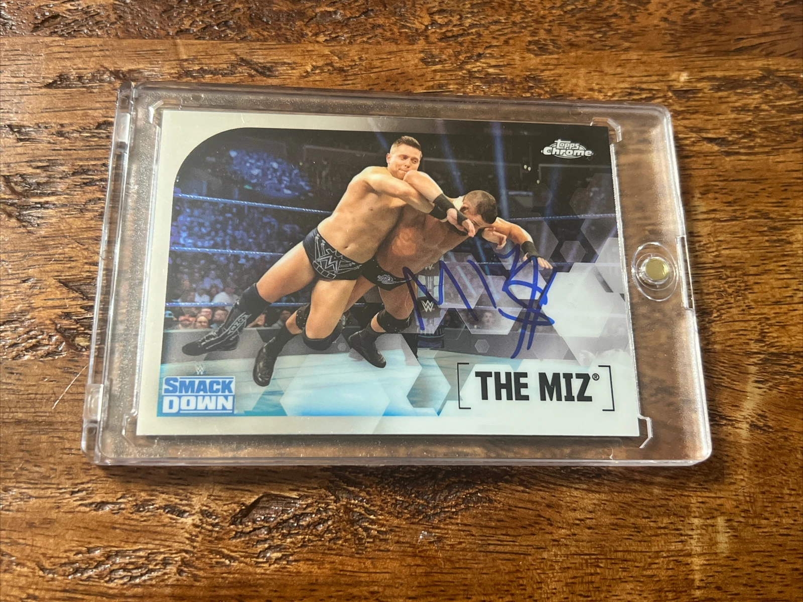 Mike The Miz Mizanin IP Signed Topps Chrome Card JSA Coa Autographed WWE
