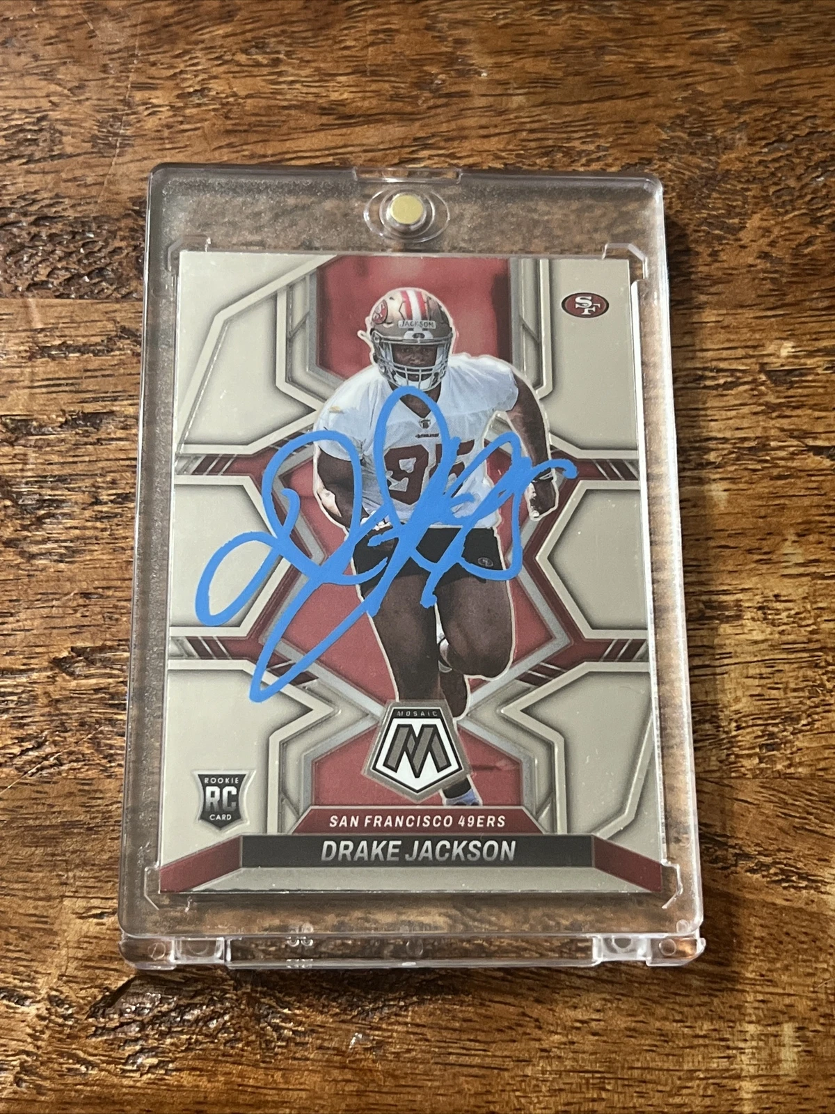 Drake Jackson IP Signed Mosaic Rookie Card JSA Coa 49ers Autographed