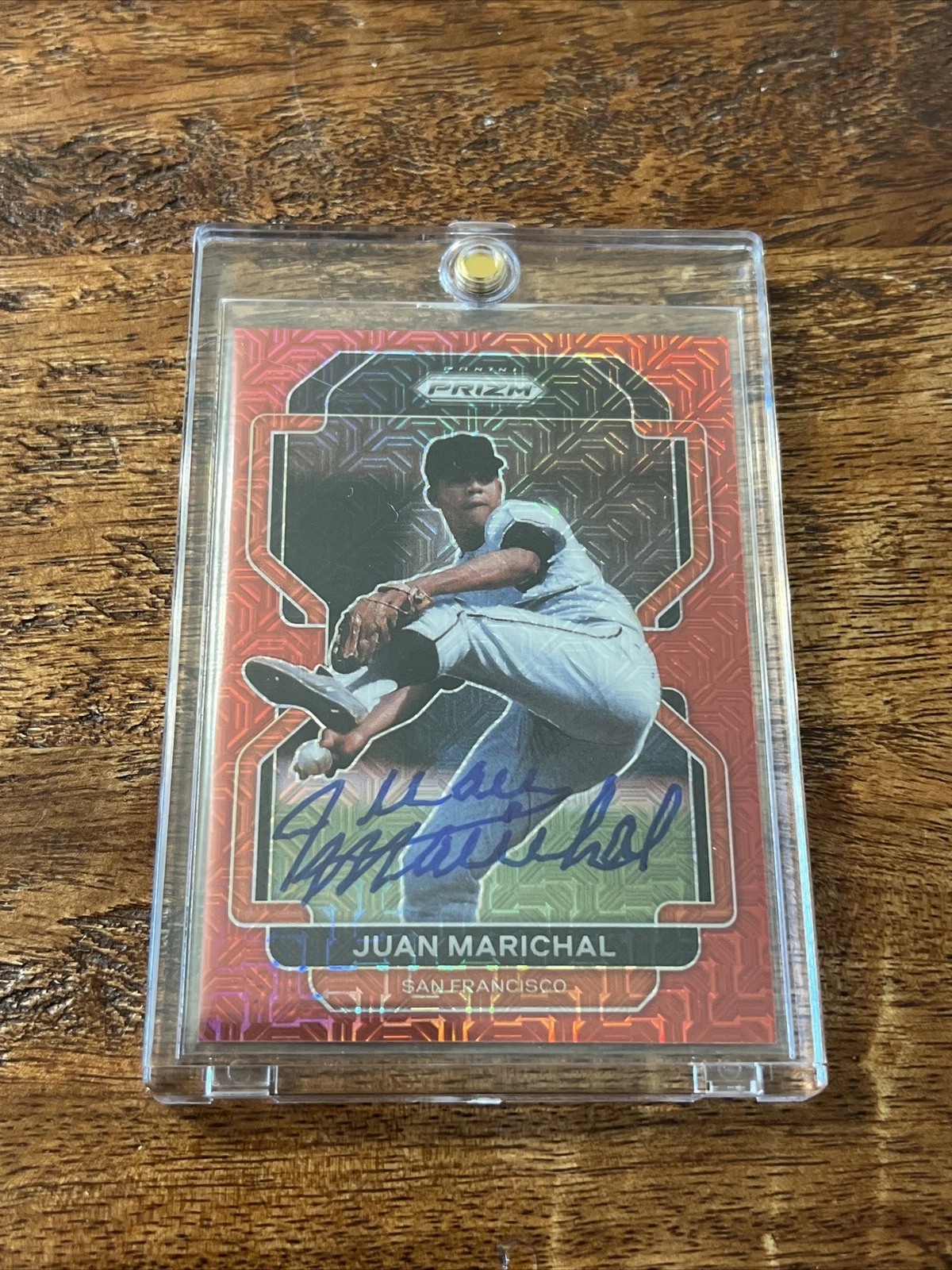 Juan Marichal IP Signed Prizm Card JSA Coa Autographed Giants