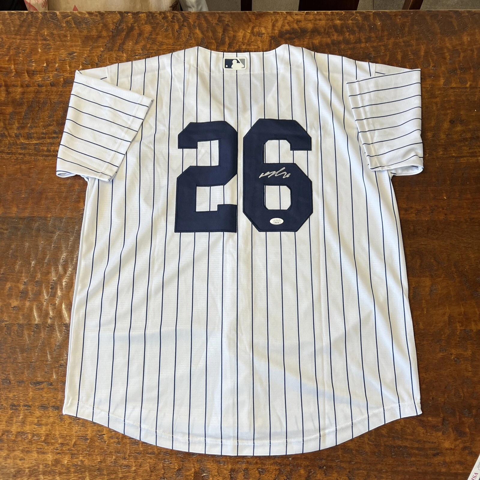 DJ LeMahieu Signed New York Yankees Jersey JSA Coa Autographed