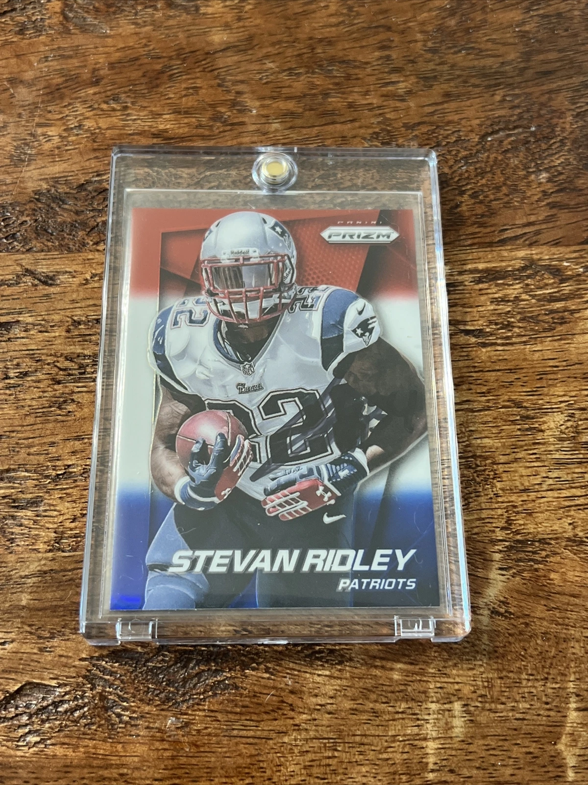 Stevan Ridley IP Signed Prizm Card JSA Coa Patriots Autographed