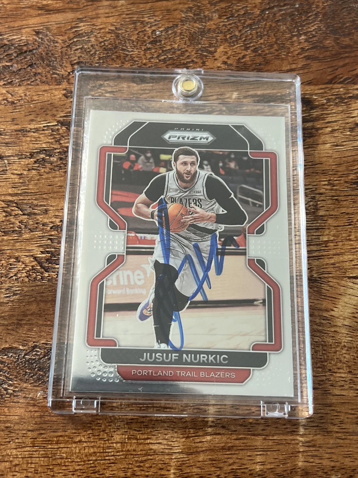 Jusuf Nurkic IP Signed Prizm Card JSA Coa Autographed Portland Trail Blazers