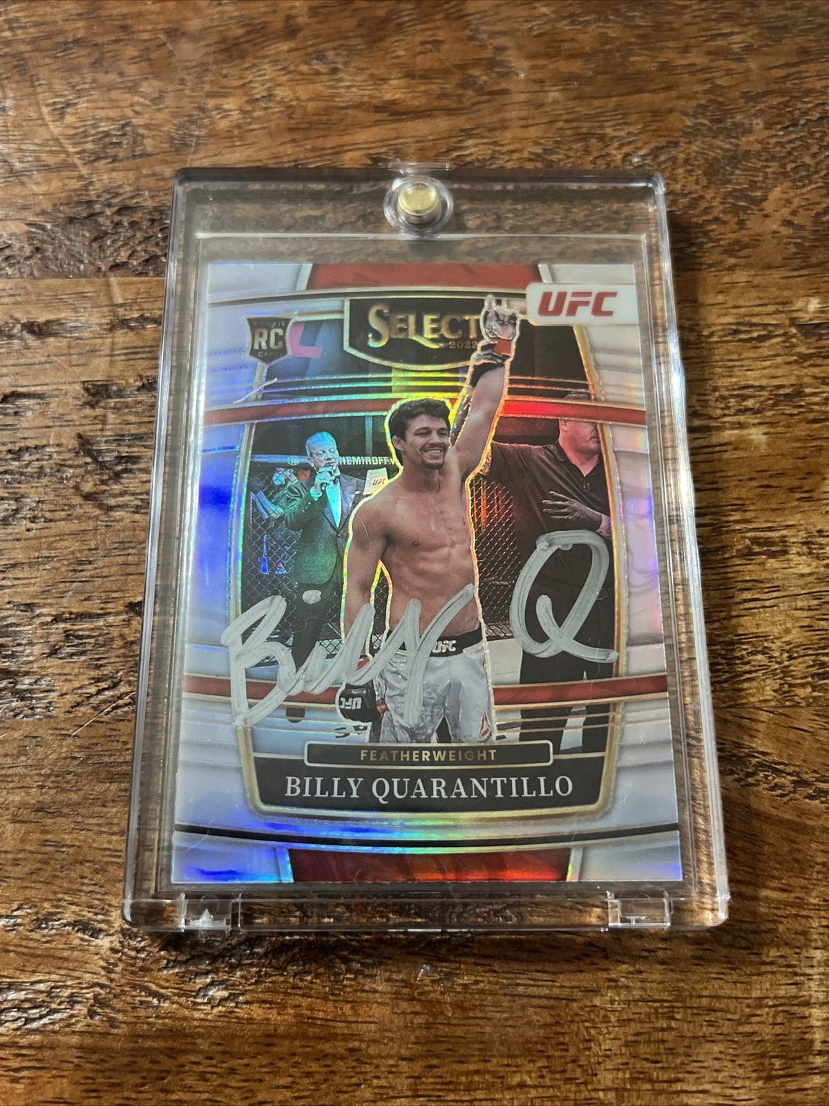 Billy Quarantillo IP Signed Select Rookie Card JSA Coa Autographed UFC