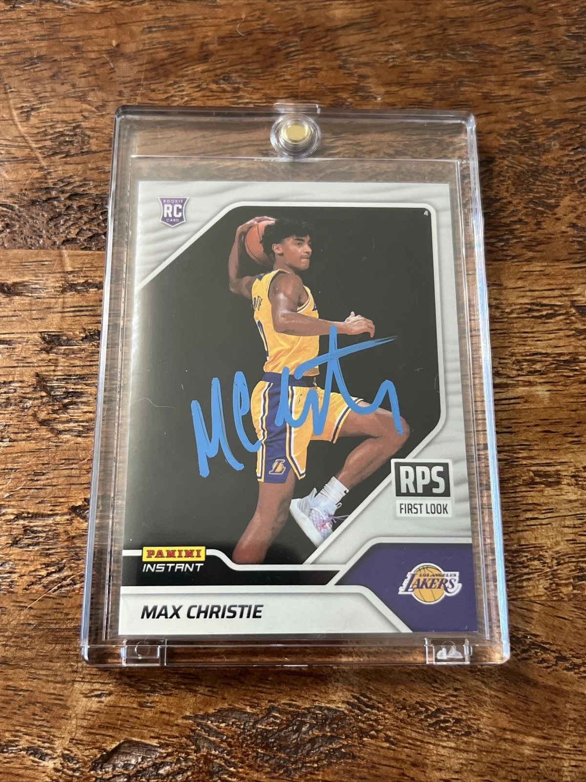 Max Christie IP Signed Panini Instant RC Card JSA Coa Lakers Autographed