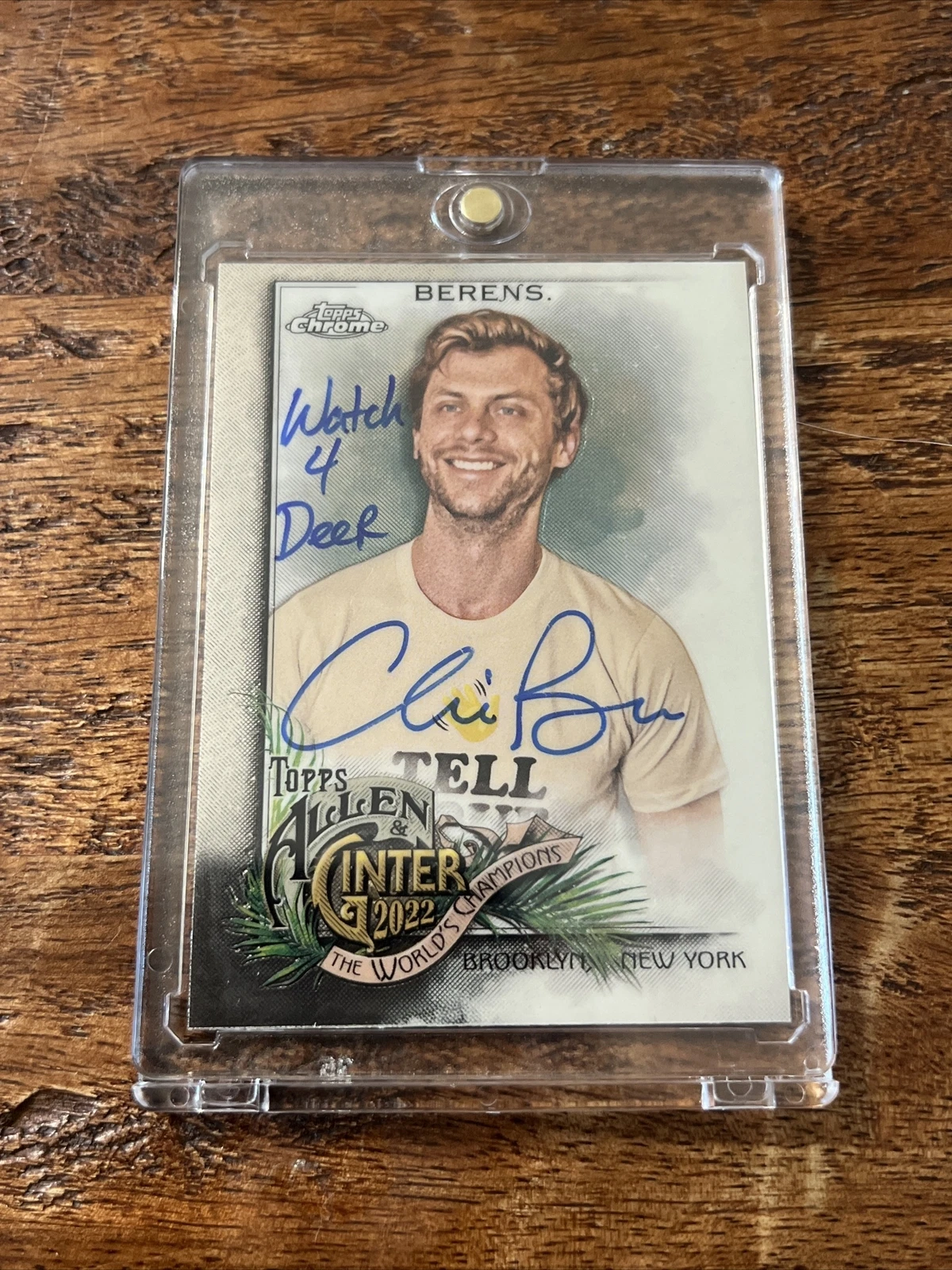 Charlie Berens IP Signed Allen & Ginter Card JSA Coa Autographed Comedian