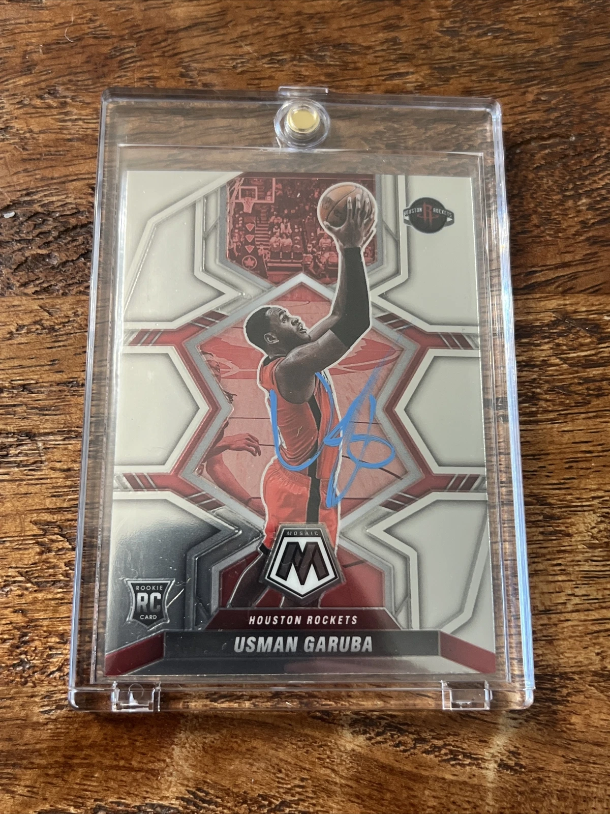 Usman Garuba IP Signed Mosaic Rookie Card JSA Coa Autographed Rockets