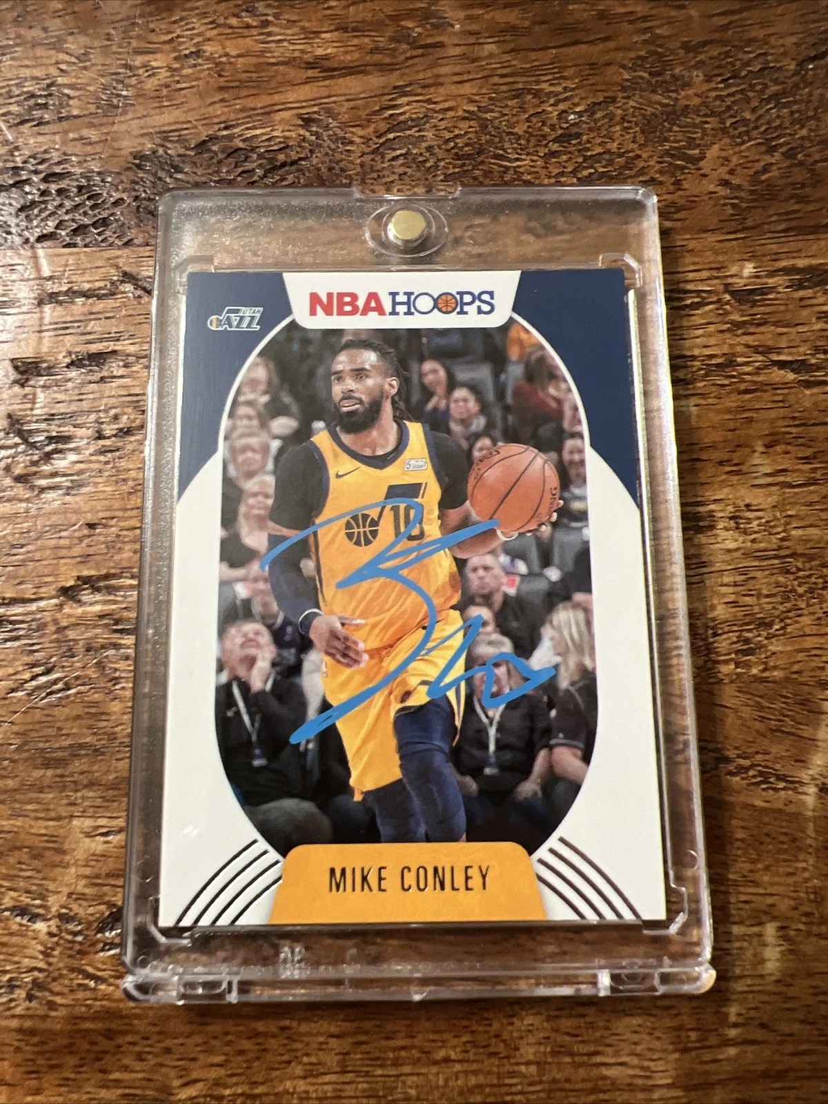 Mike Conley IP Signed NBA Hoops Card JSA Coa Jazz Autographed