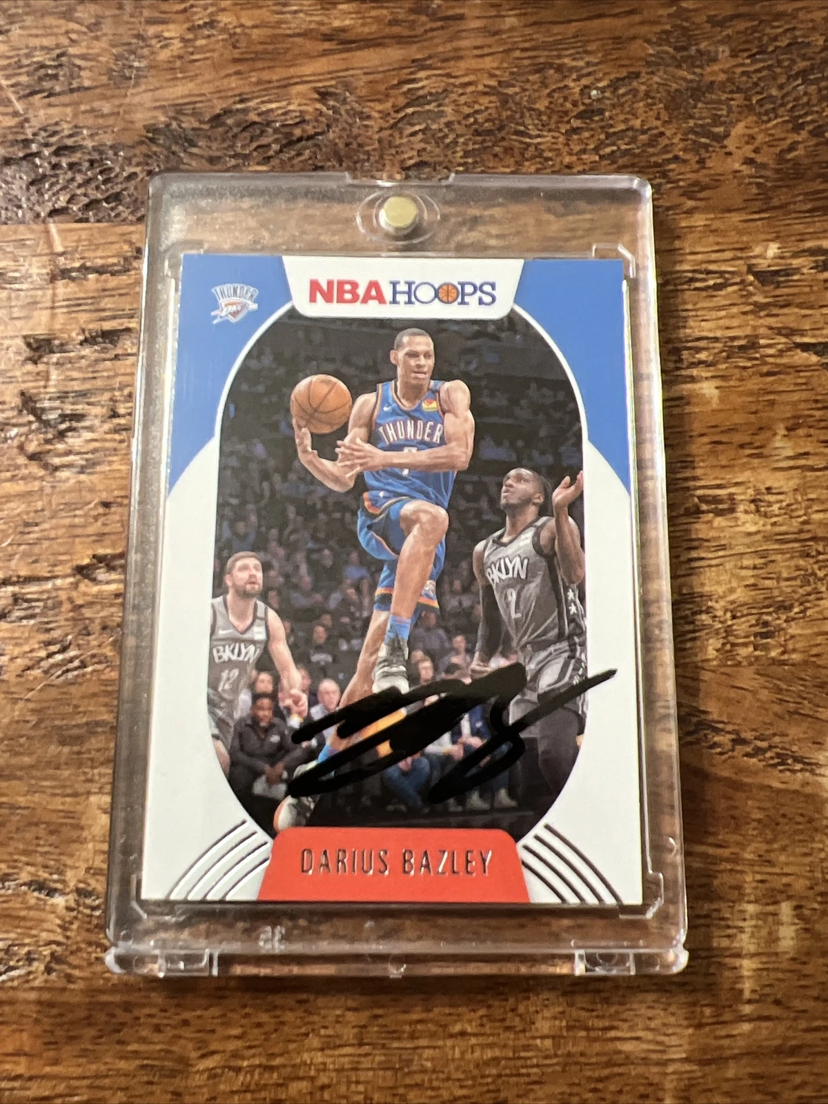 Darius Bazley Signed NBA Hoops Card JSA Coa Autographed Oklahoma City Thunder