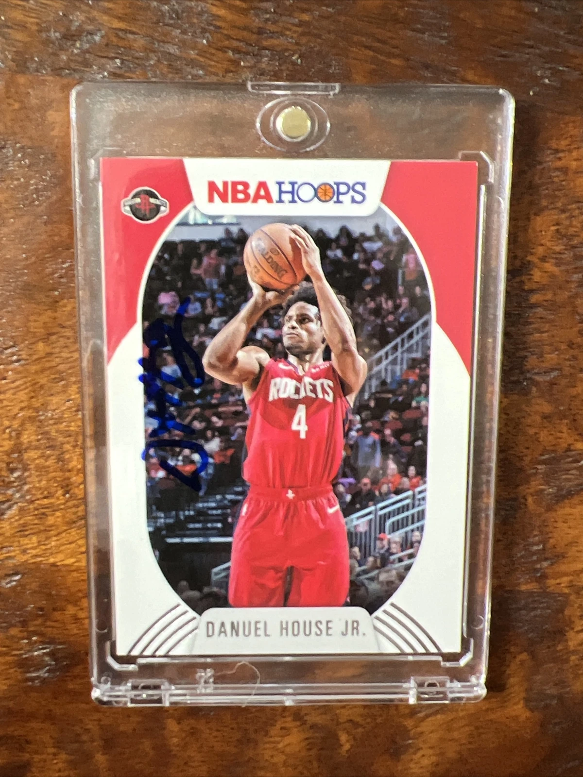 Danuel House Jr IP Signed NBA Hoops Card JSA Coa Autographed Rockets