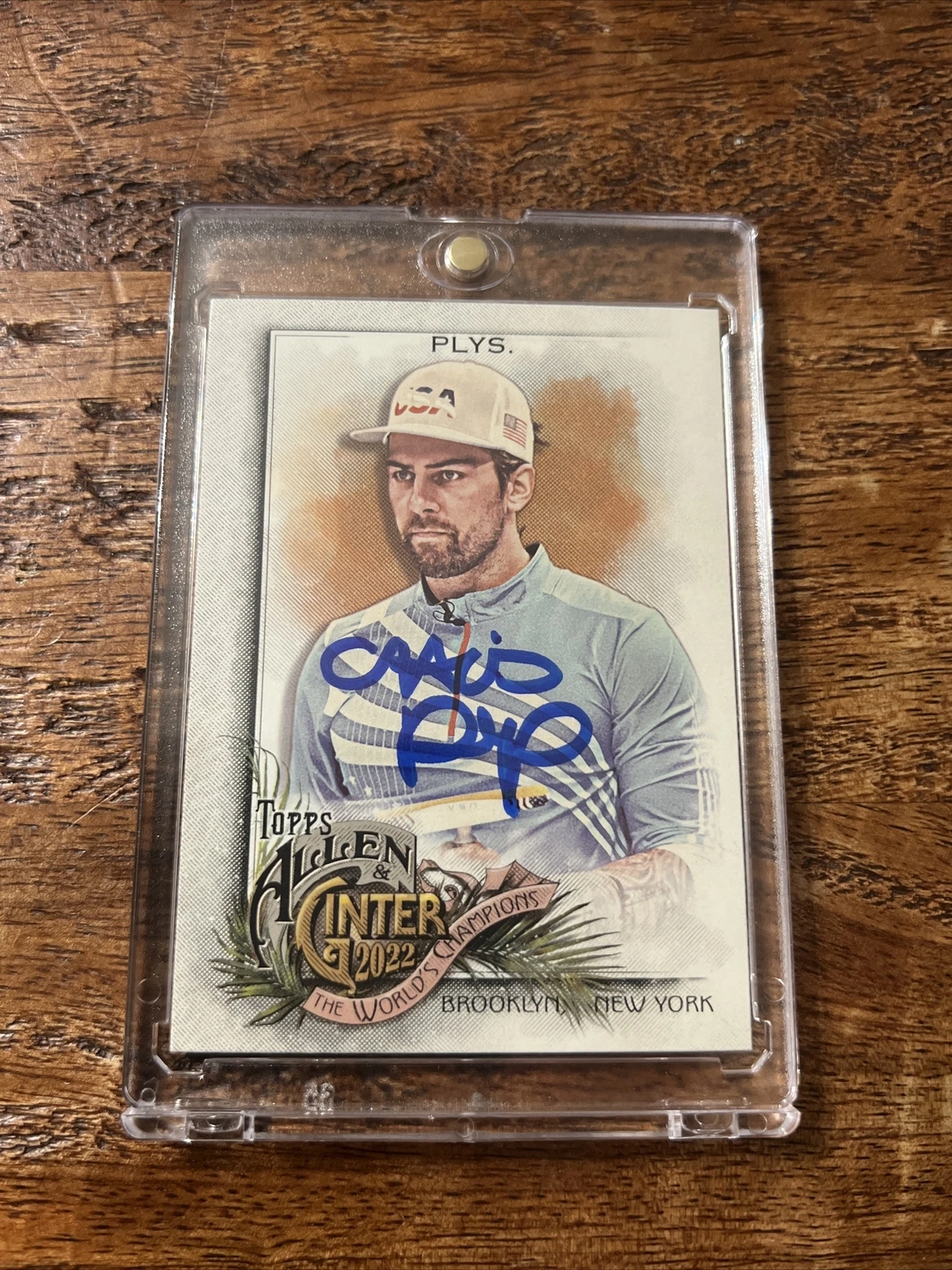 Chris Plys IP Signed Allen & Ginter Card JSA Coa Autographed USA Curling