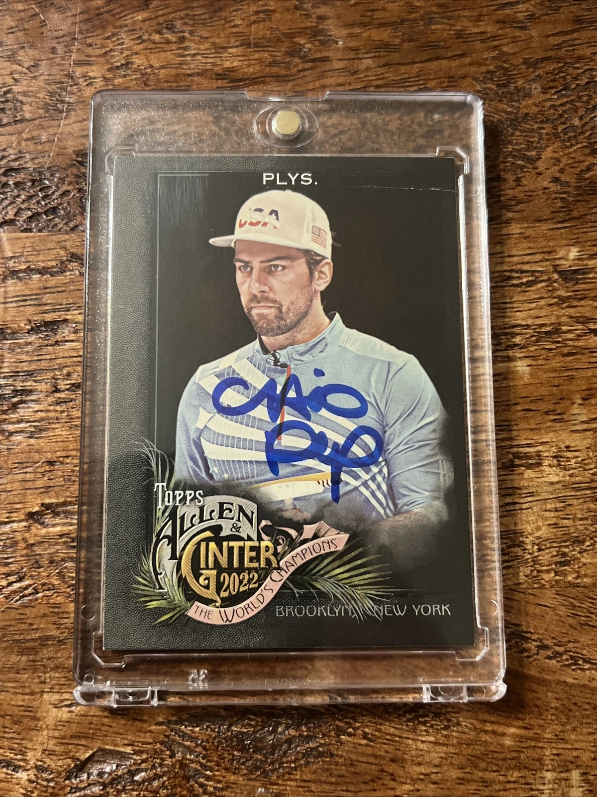 Chris Plys IP Signed Allen & Ginter Card JSA Coa Autographed USA Curling