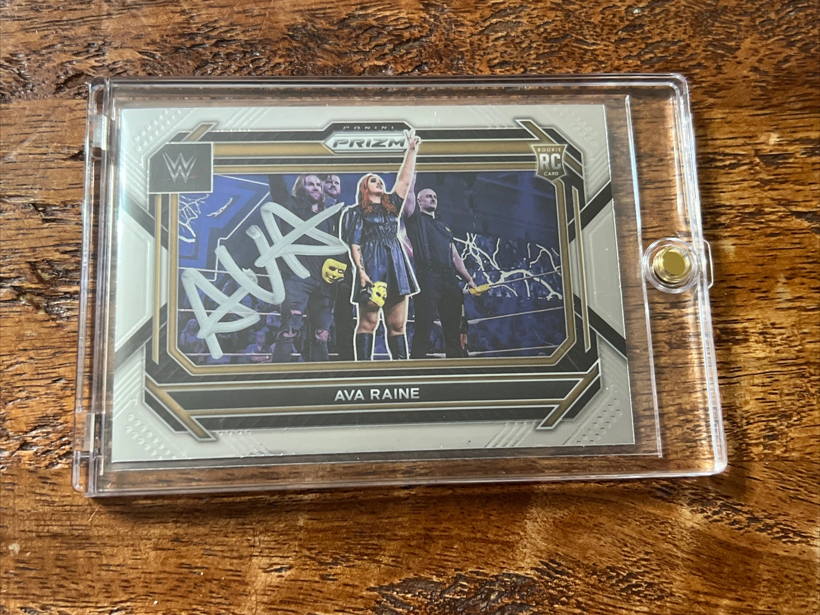 Ava Raine IP Signed Panini Prizm RC Card Psa Dna Coa Autographed WWE NXT