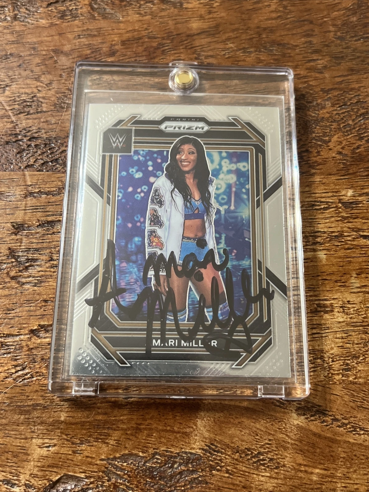 Amari Miller IP Signed Panini Prizm Card Psa Dna Coa Autographed WWE NXT