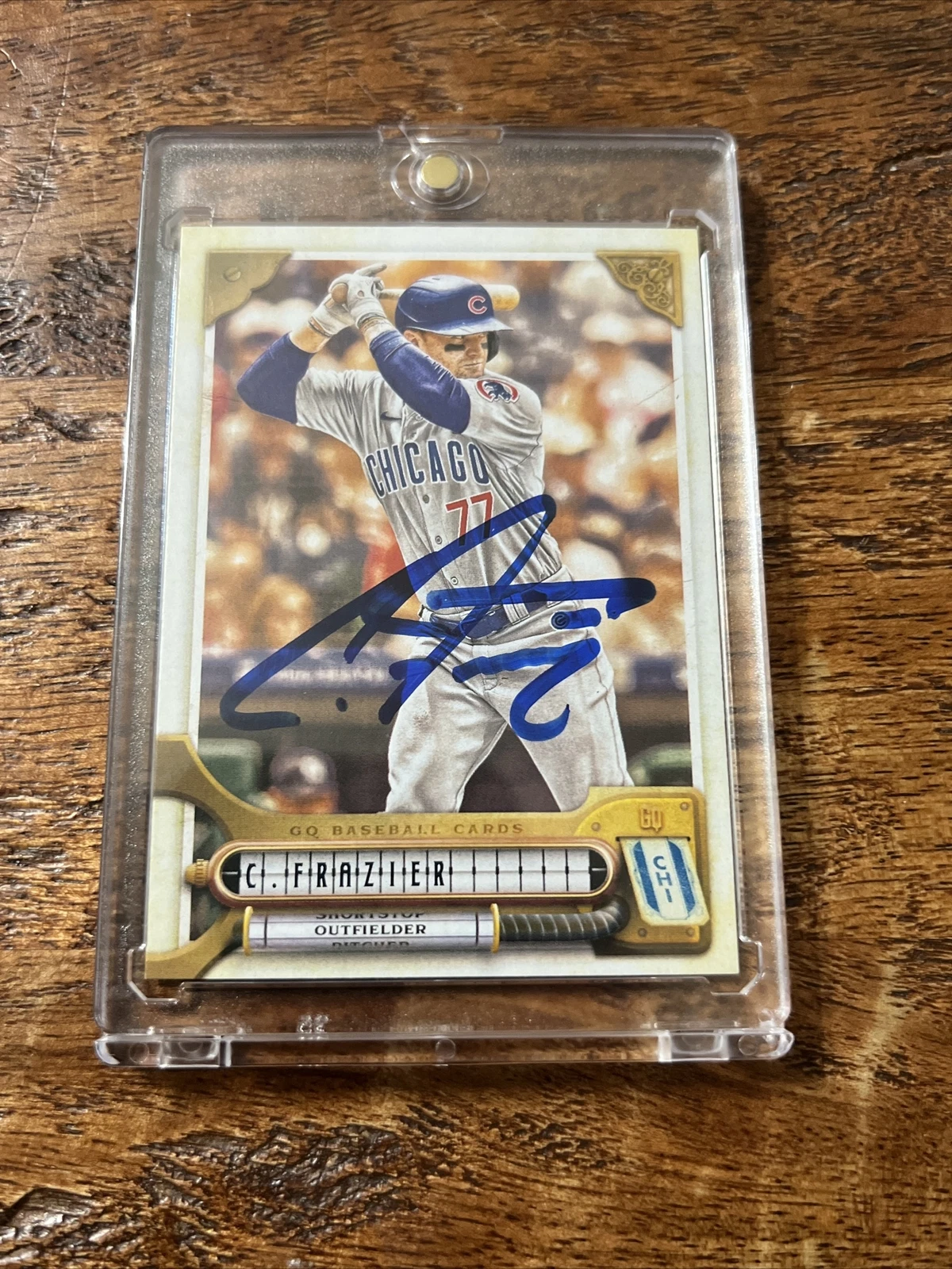 Clint Frazier IP Signed Gypsy Queen Card Psa Dna Coa Autographed Cubs