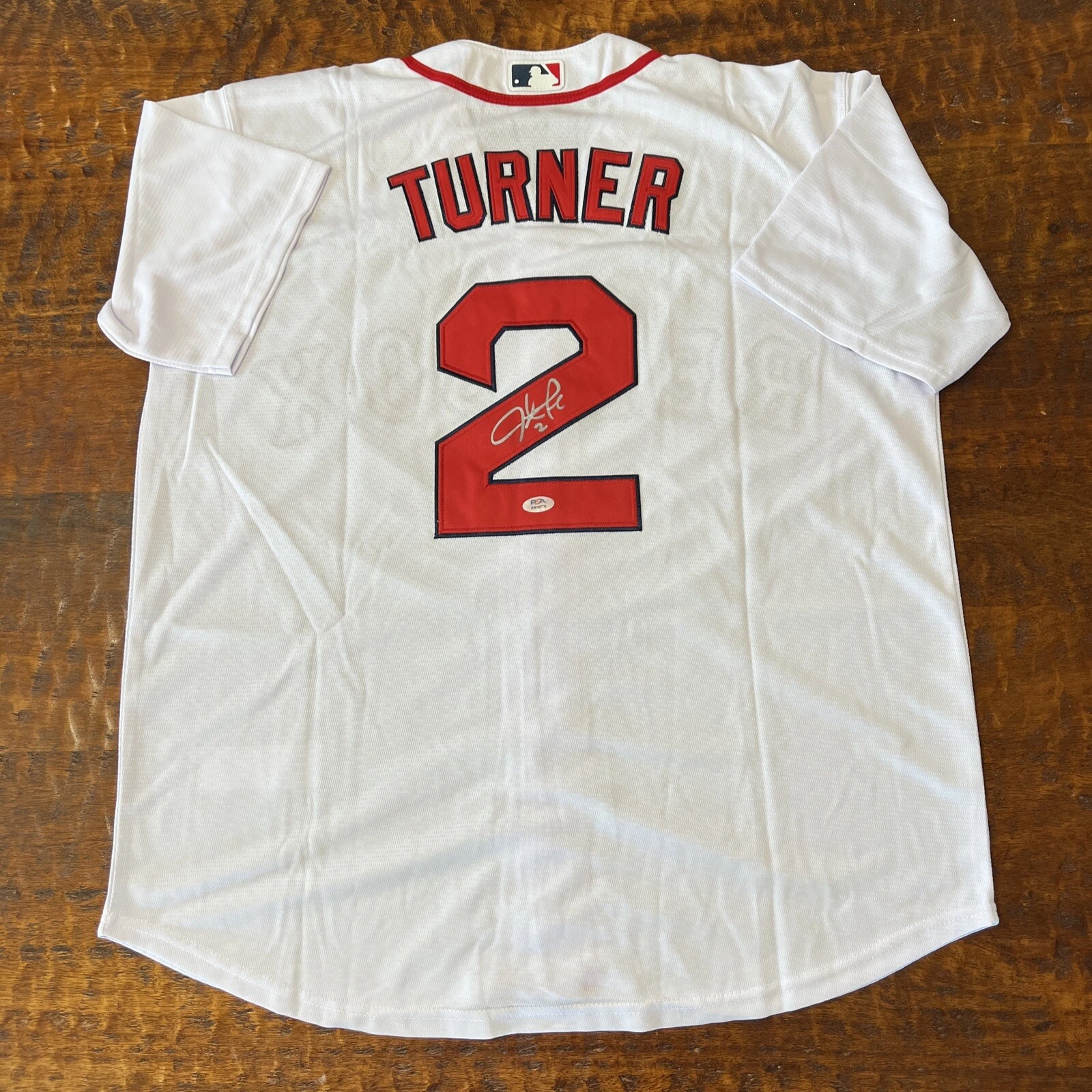 Justin Turner Signed Boston Red Sox Jersey PSA DNA Coa Autographed