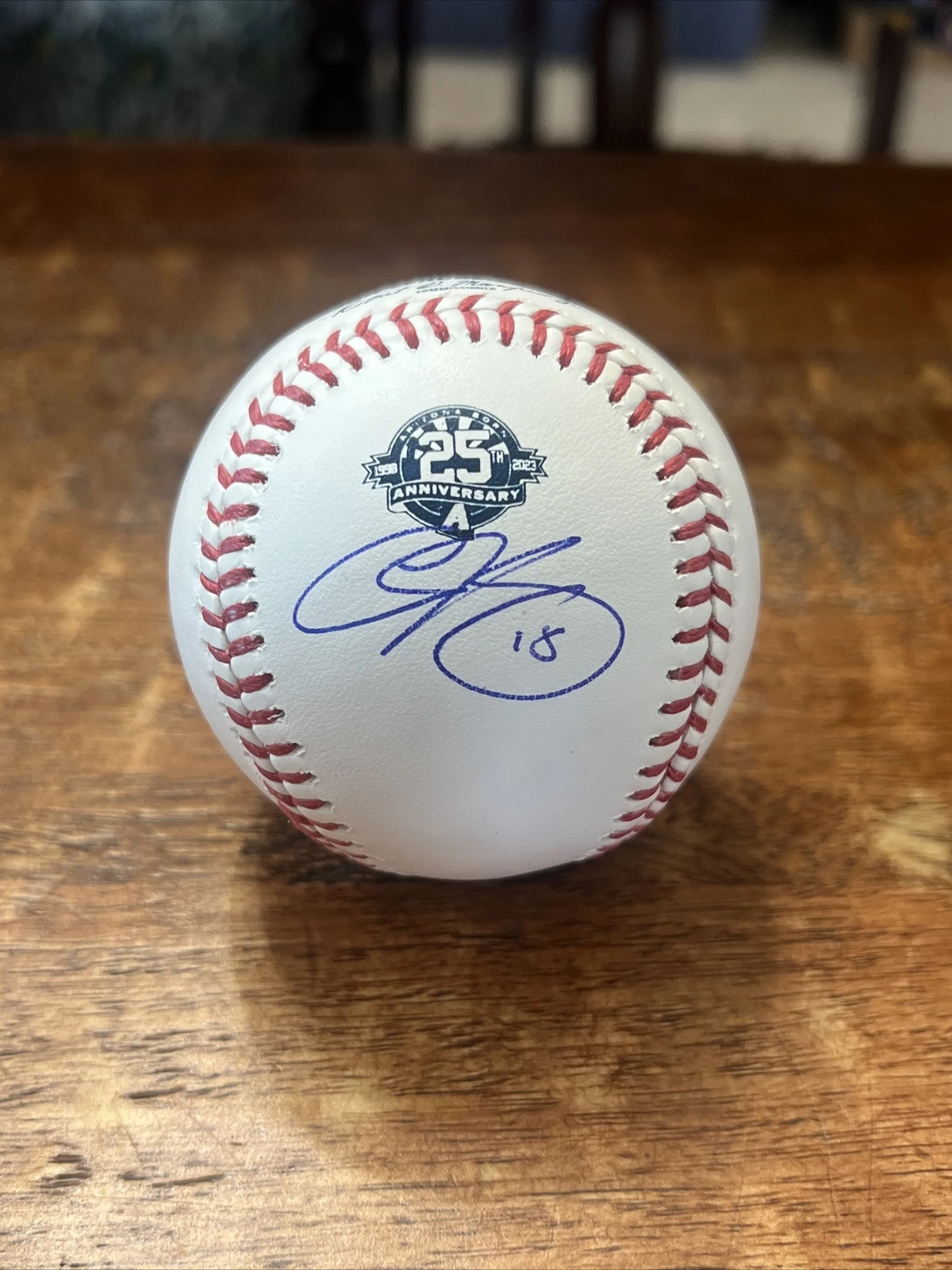 Carson Kelly Signed Diamondbacks 25th Anniversary Baseball PSA DNA Coa