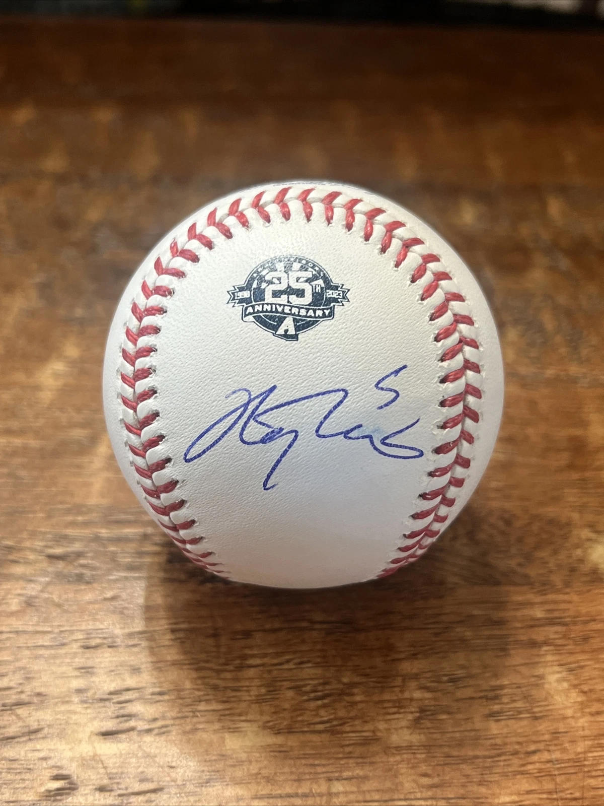 Alek Thomas Signed Diamondbacks 25th Anniversary Baseball PSA DNA Coa