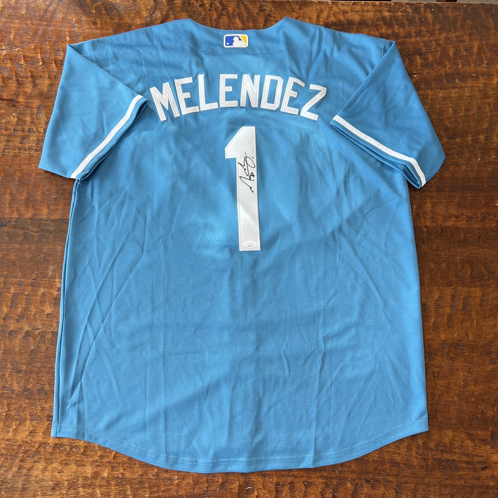 MJ Melendez Signed Kansas City Royals Jersey JSA Coa Autographed