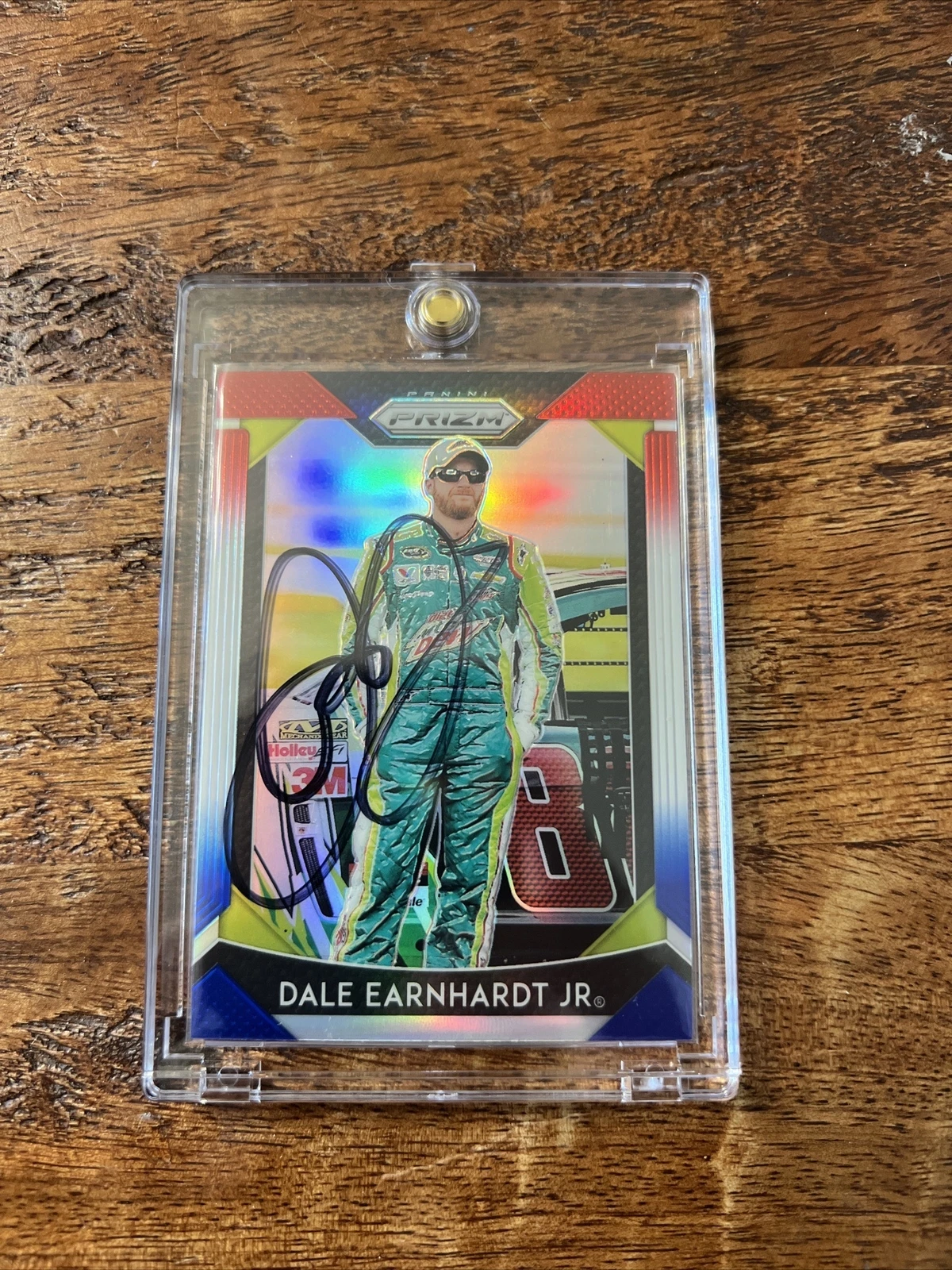 Dale Earnhardt Jr IP Signed Prizm Card JSA Coa NASCAR Autographed