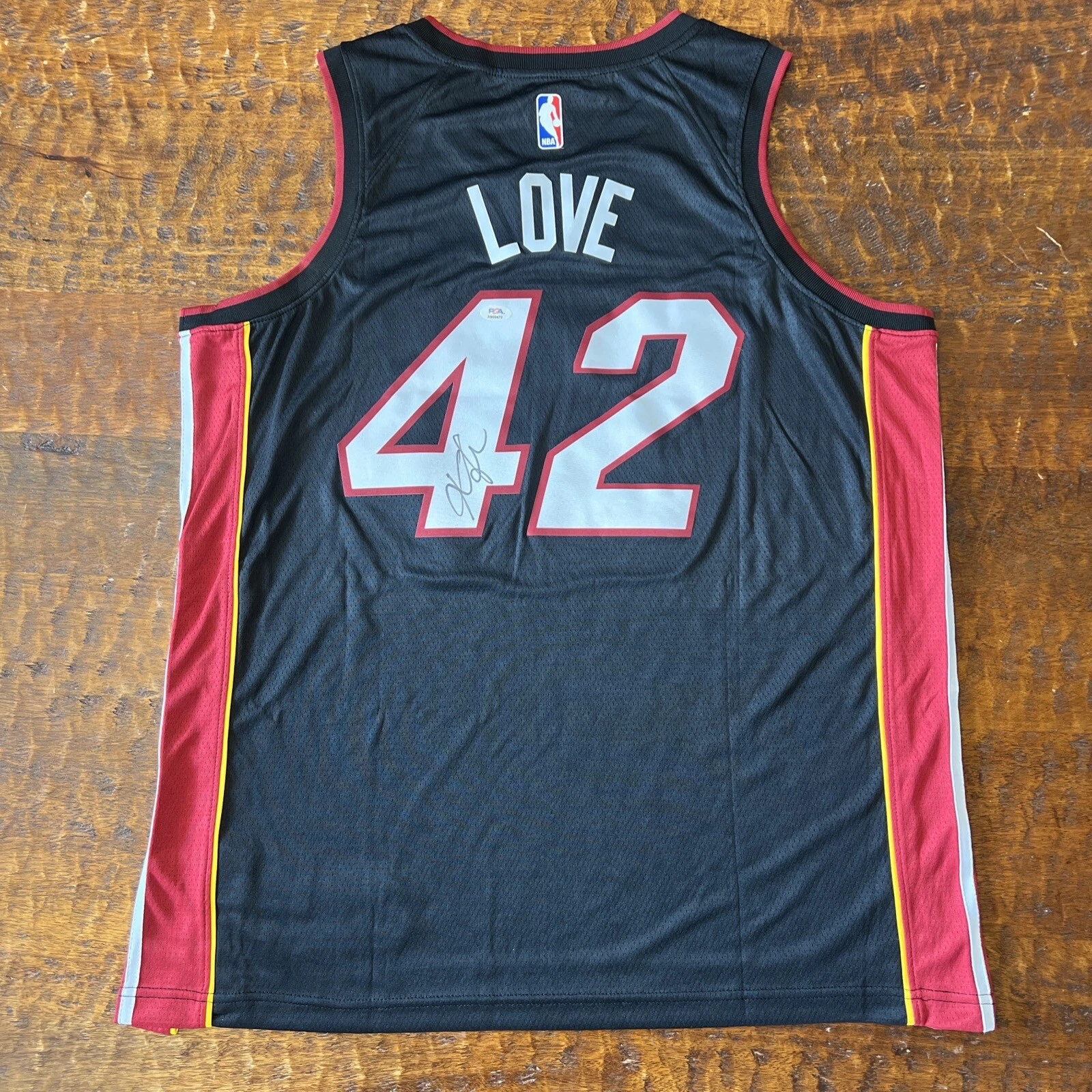 Kevin Love Signed Miami Heat Jersey PSA DNA  Autographed
