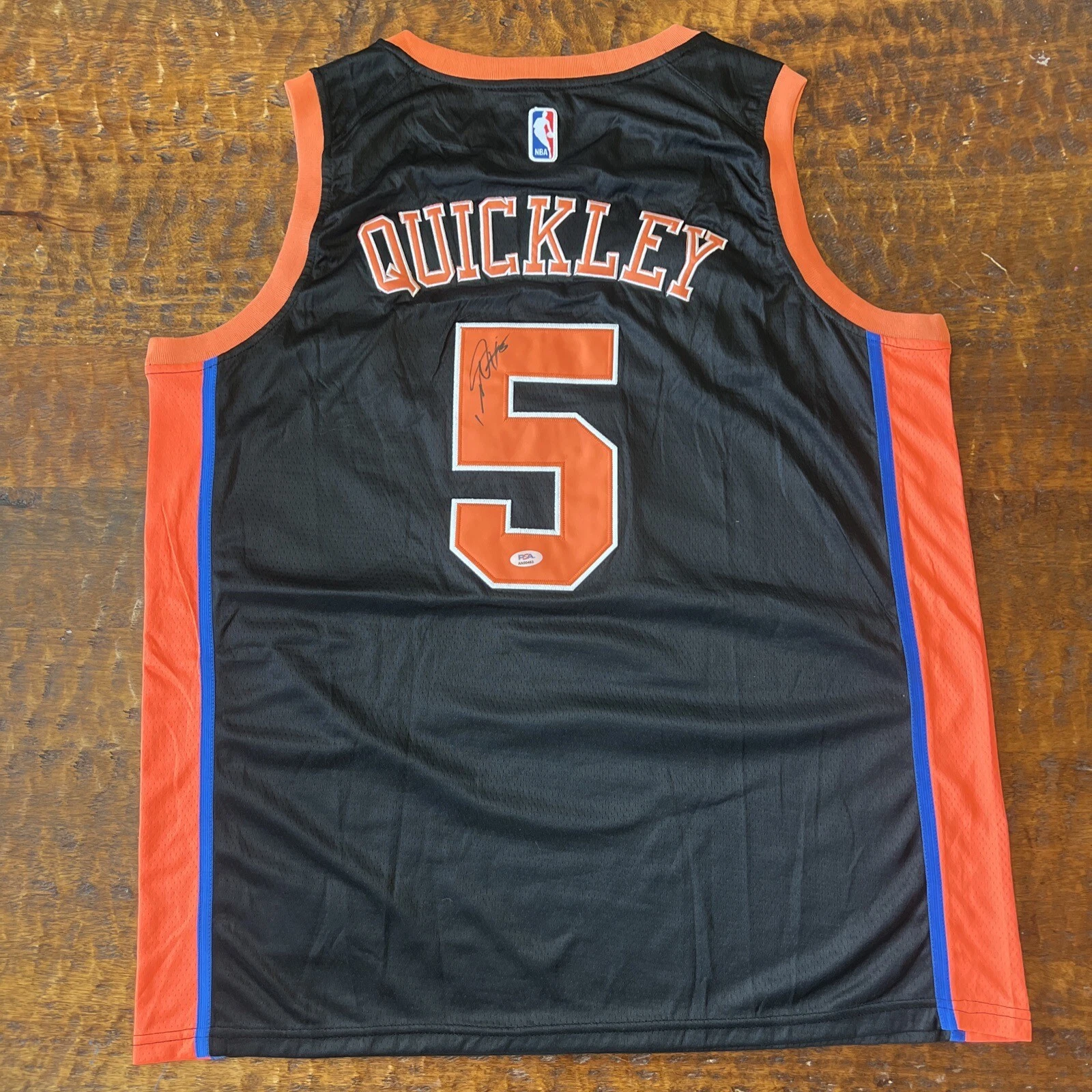 Immanuel Quickley Signed New York Knicks Jersey PSA DNA Autographed