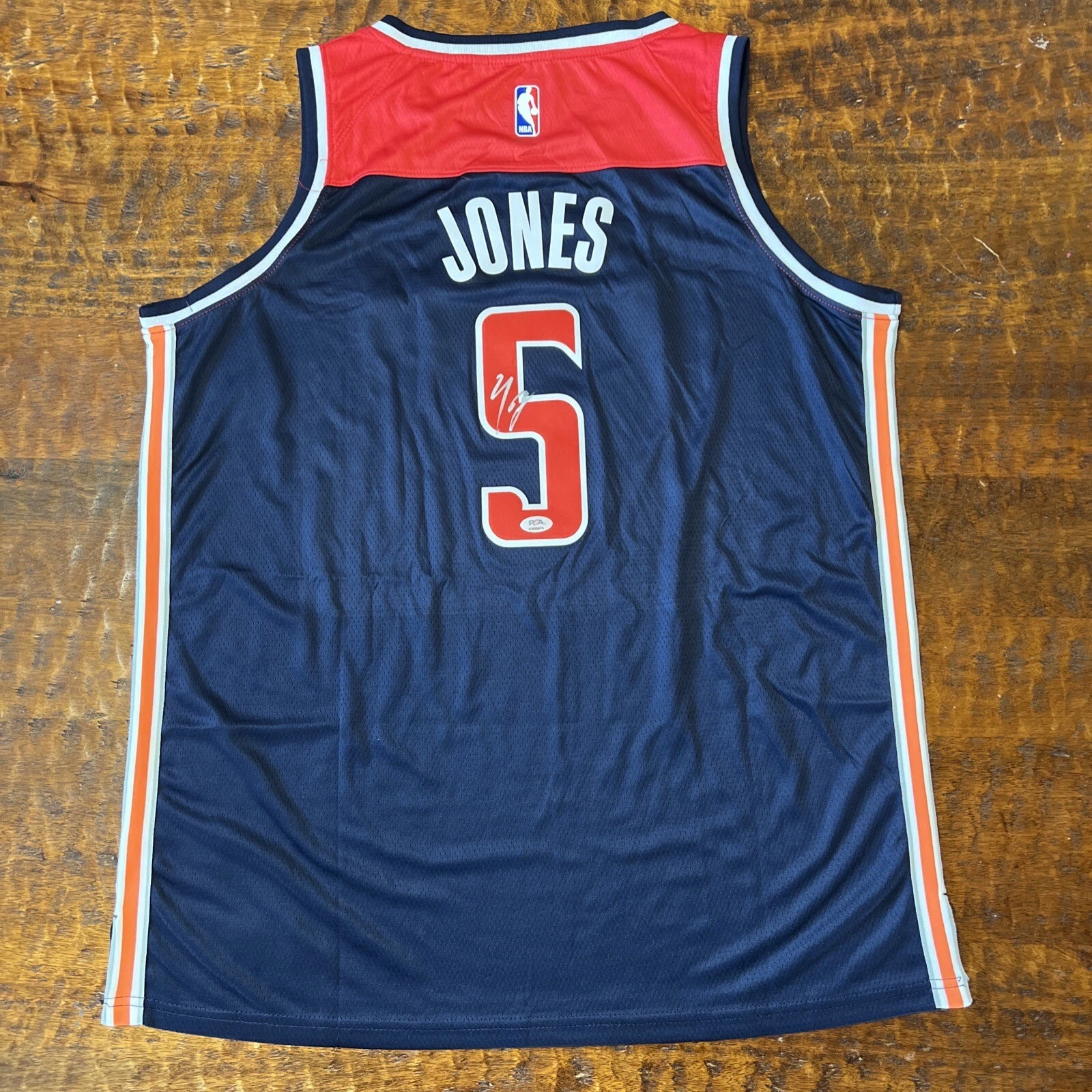 Tyus Jones Signed Washington Wizards Jersey PSA DNA  Autographed