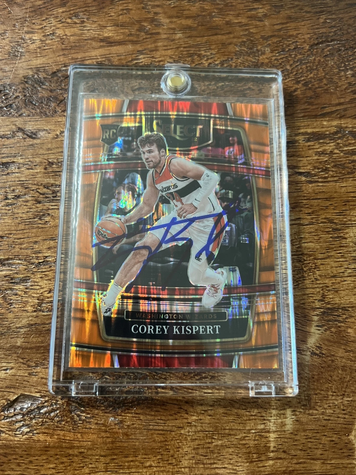 Corey Kispert IP Signed Select Rookie Card Psa Dna Autographed Wizards