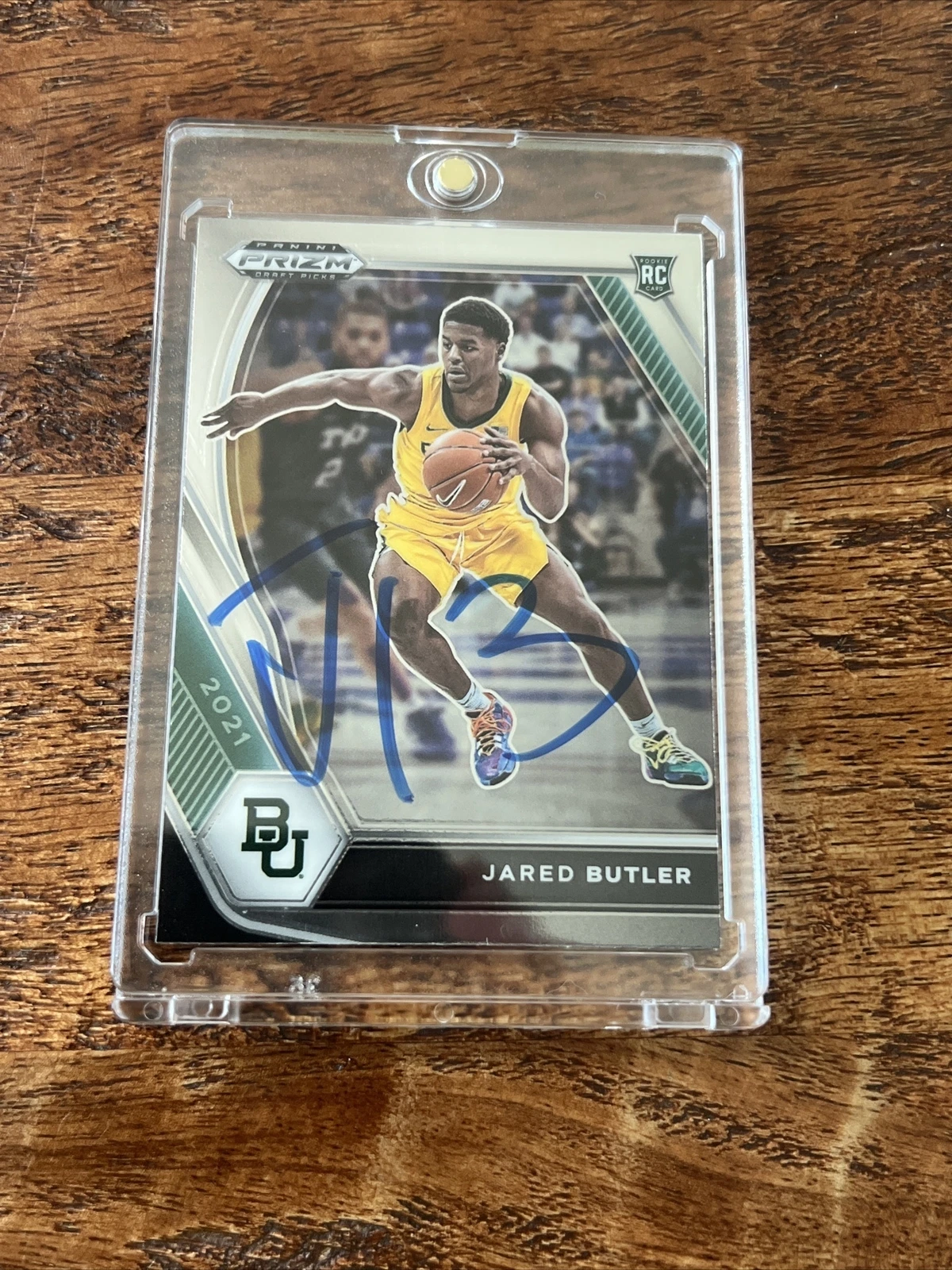 Jared Butler IP Signed Prizm Rookie Card Psa Dna Autographed Baylor Bears