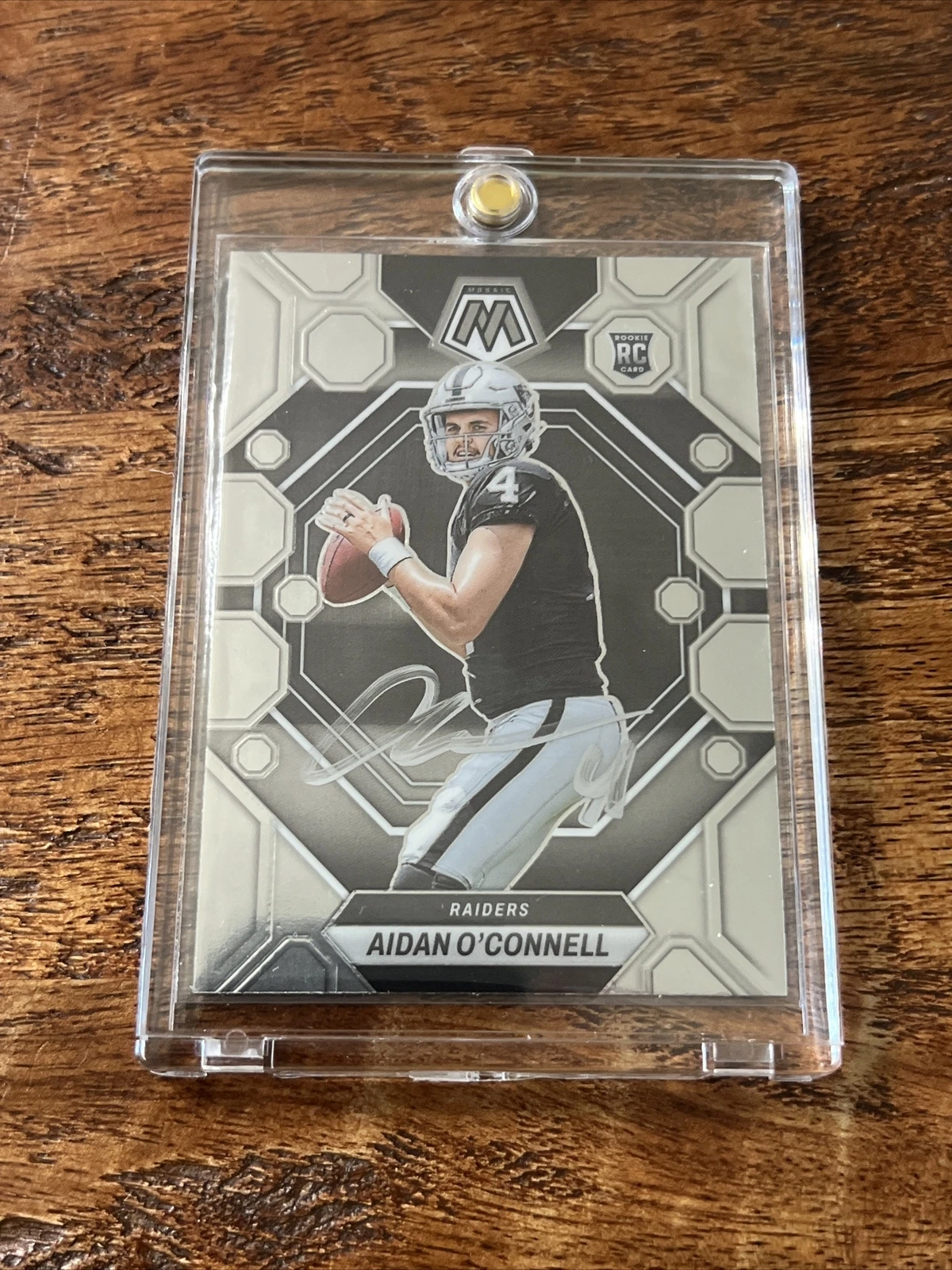 Aidan O'Connell IP Signed Prizm Rookie Card Psa Dna Autographed Raiders