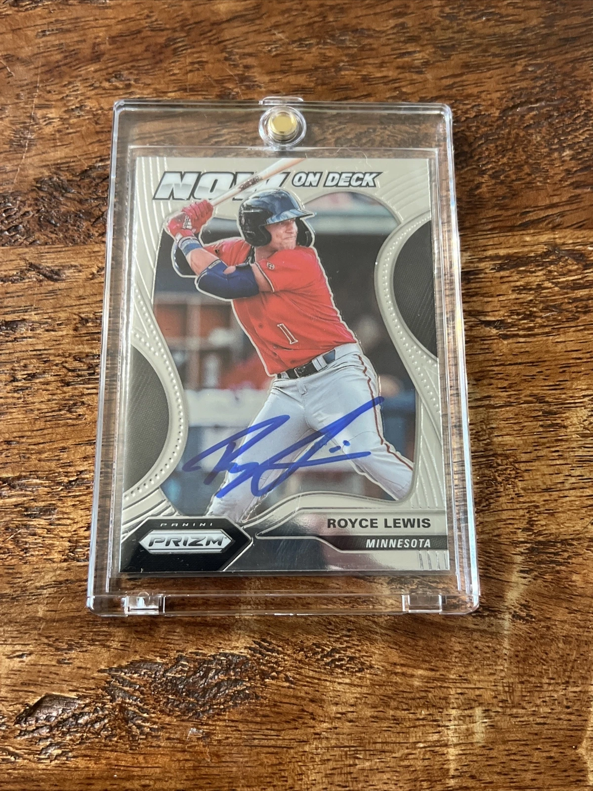 Royce Lewis IP Signed Prizm Card Psa Dna Autographed Twins