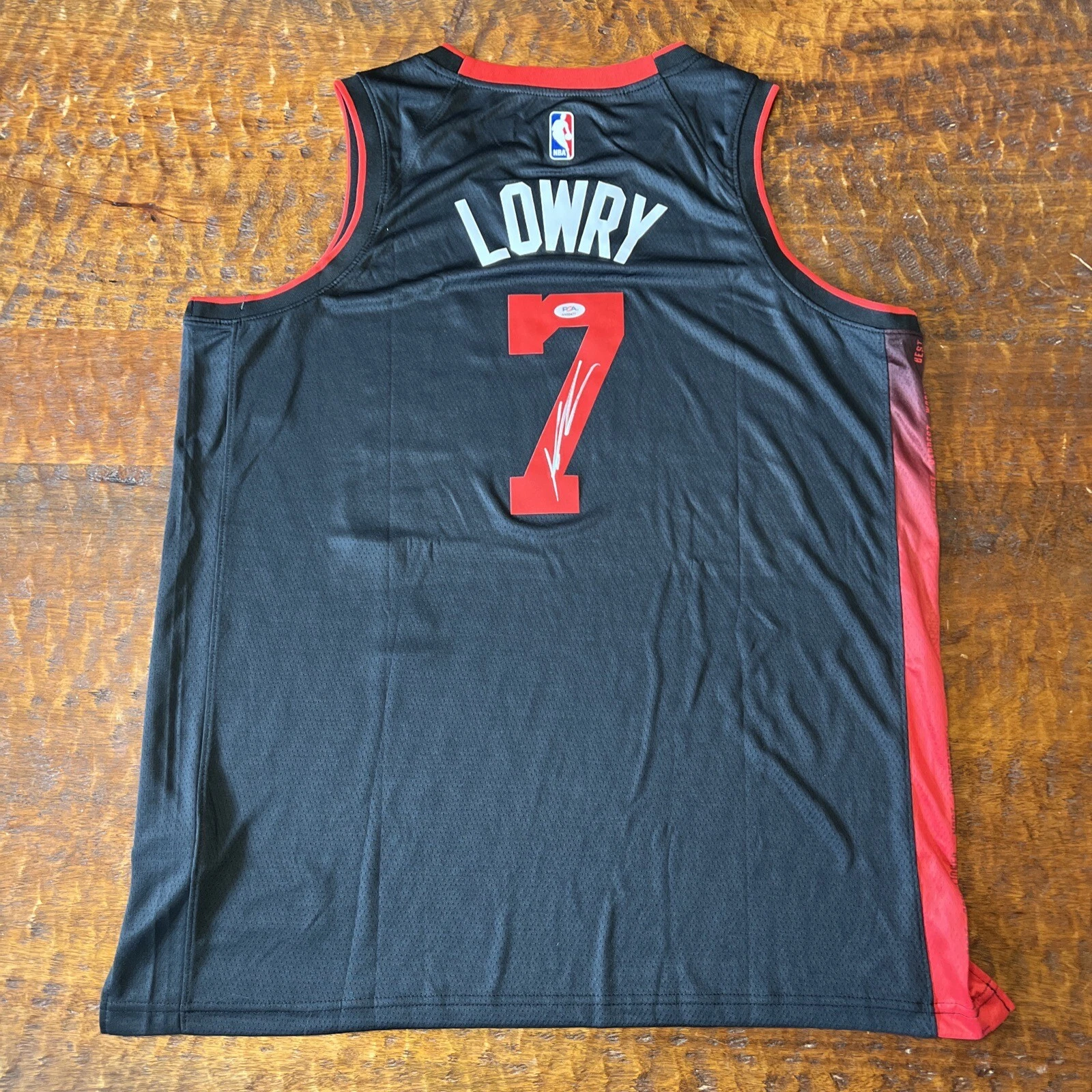 Kyle Lowry Signed Miami Heat Jersey PSA DNA  Autographed