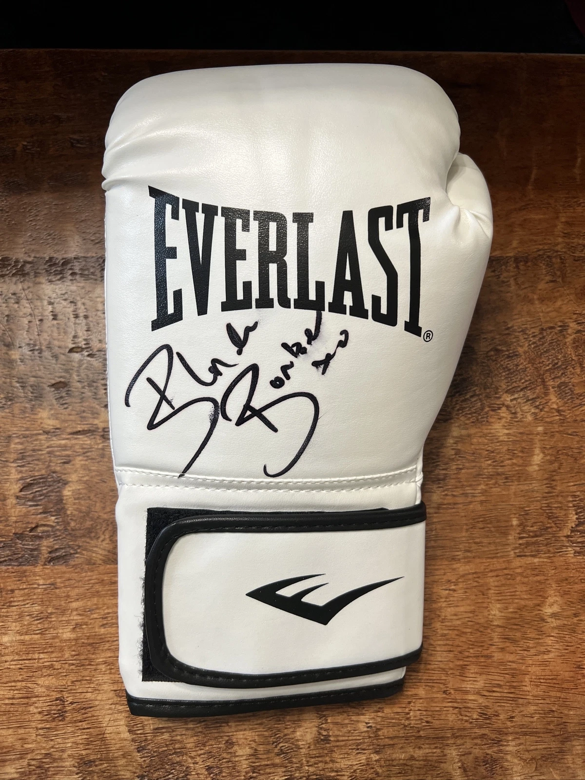 Ebanie Bridges Signed Everlast Boxing Glove PSA DNA Autographed Blonde Bomber