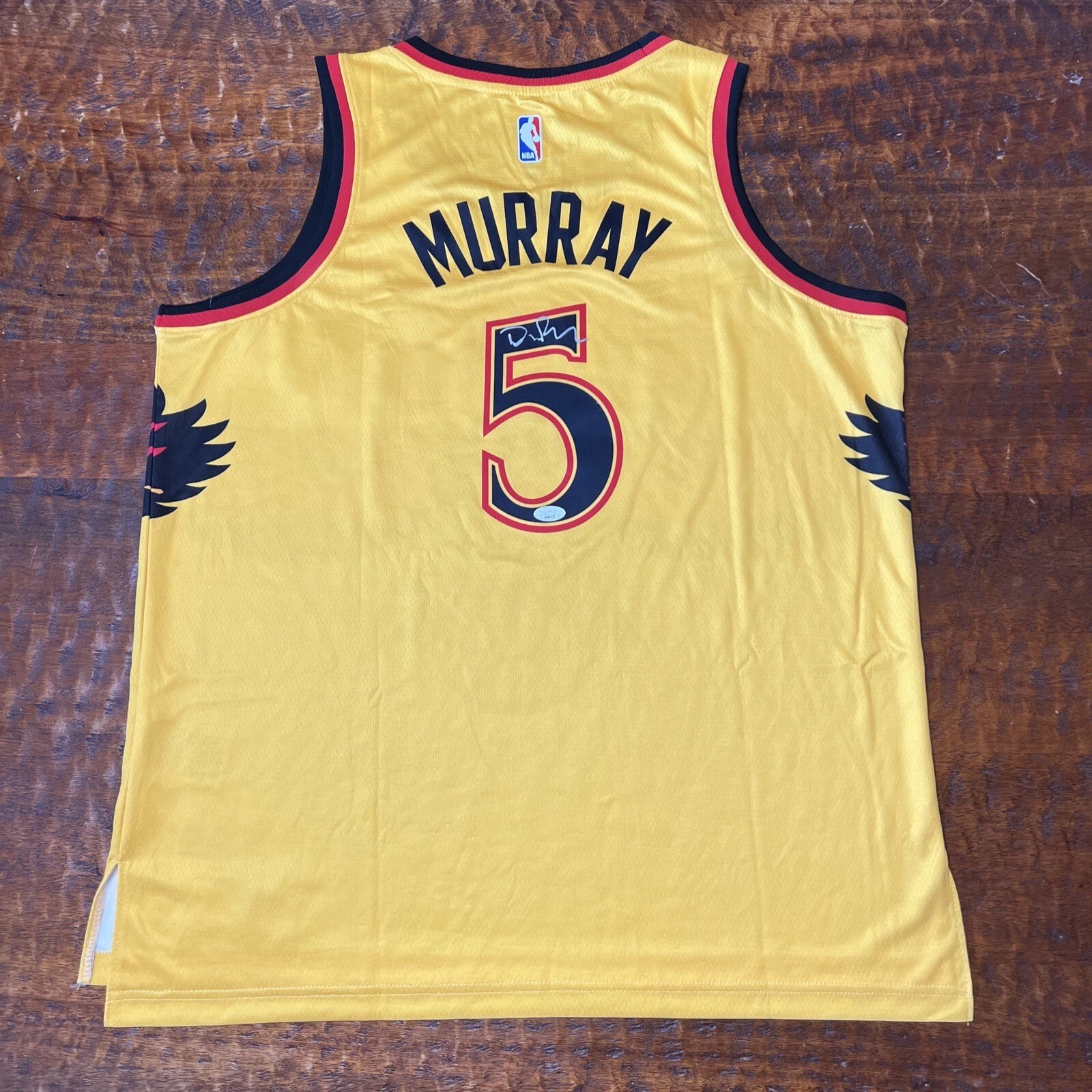 Dejounte Murray Signed Atlanta Hawks Jersey JSA Coa Autographed