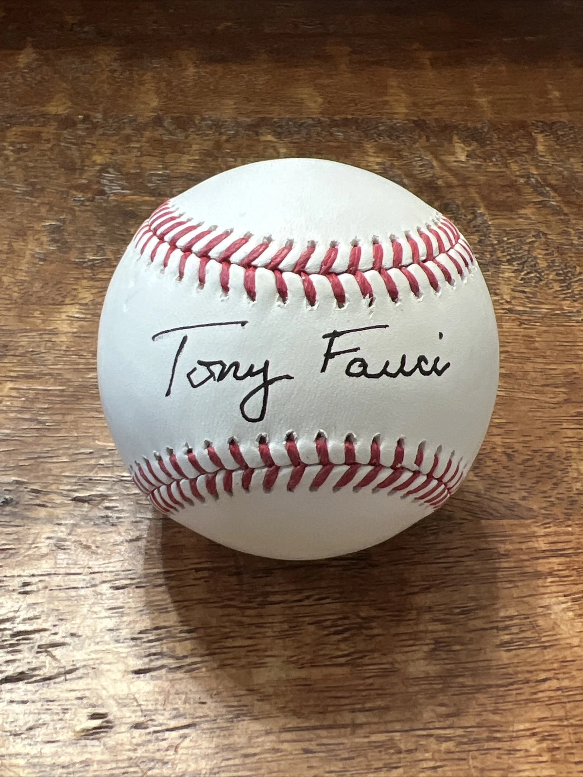 Dr. Anthony Fauci Signed Baseball JSA Coa Autographed Chief Medical Advisor Tony