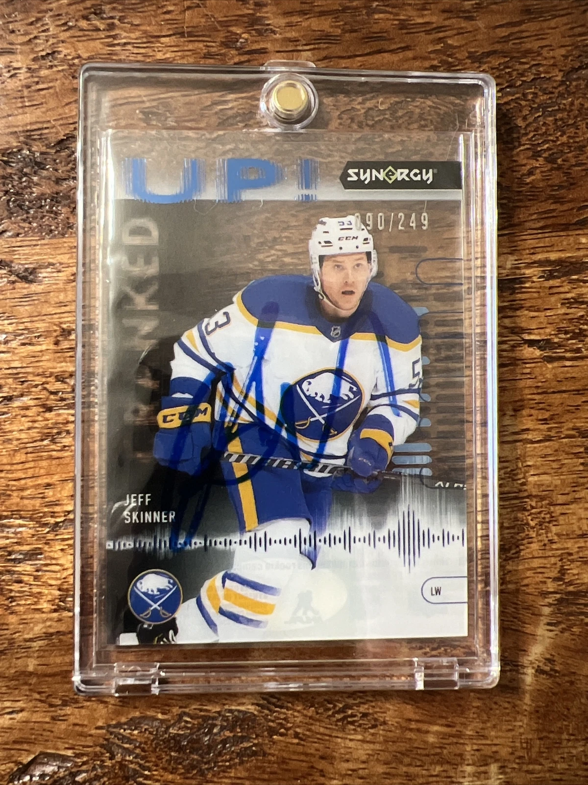 Jeff Skinner IP Signed Upper Deck Synergy Card JSA Coa Autographed Sabres