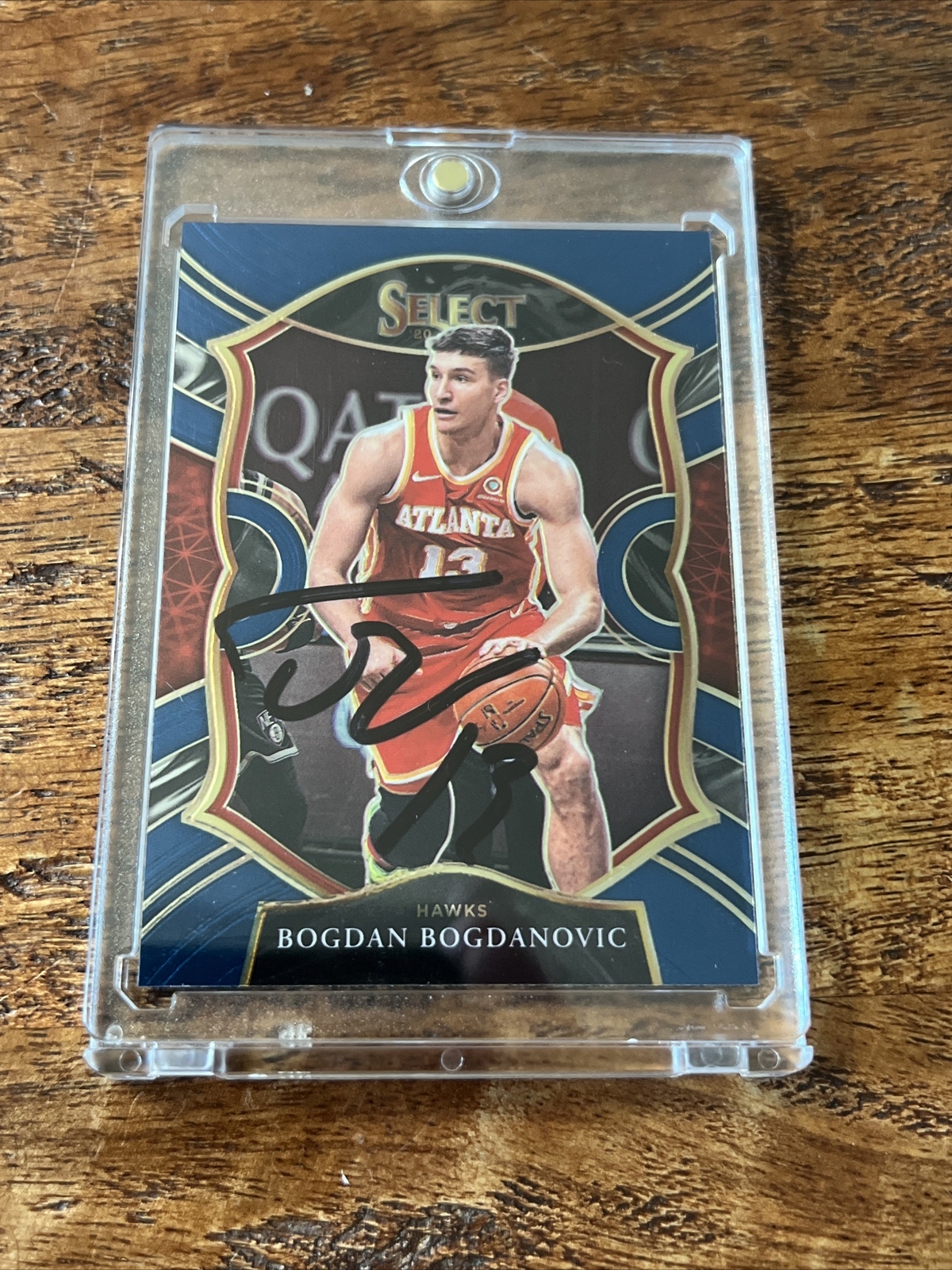 Bogdan Bogdanovic IP Signed Panini Select Card JSA Coa Autographed Hawks