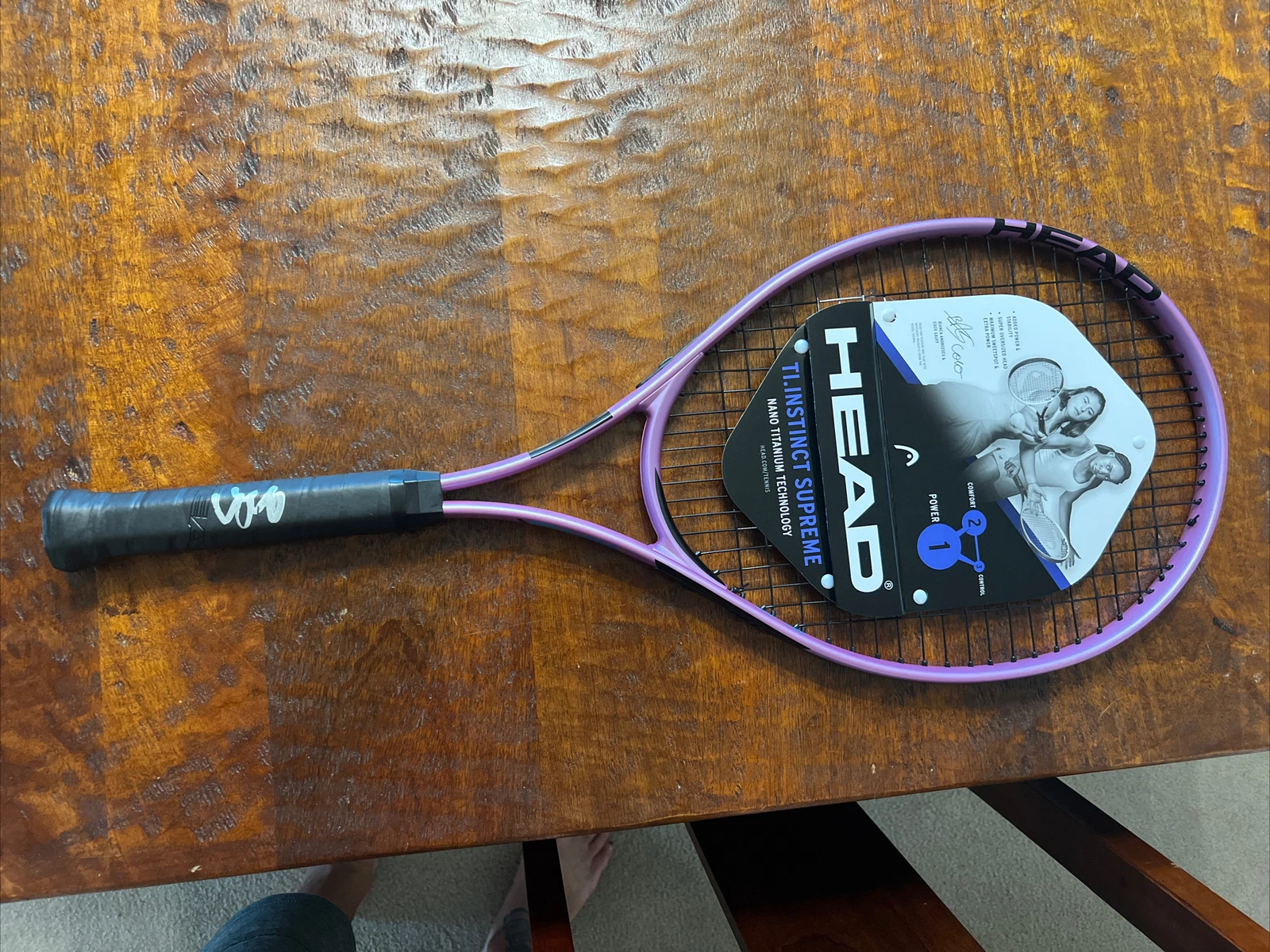 Coco Gauff Signed Head Tennis Racquet Psa Dna Coa Autographed WTA