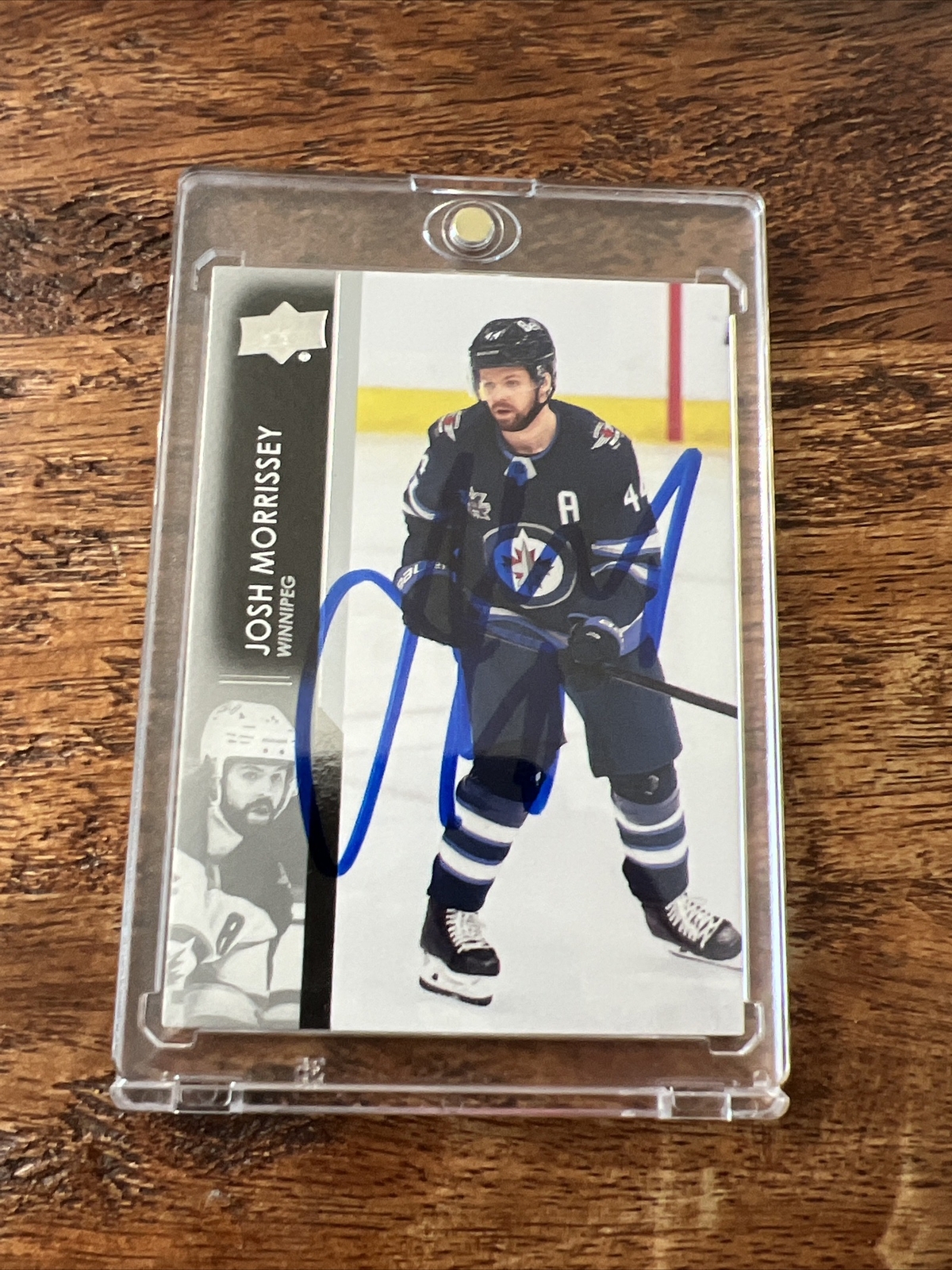 Josh Morrissey IP Signed Upper Deck Card PSA DNA  Autographed Jets