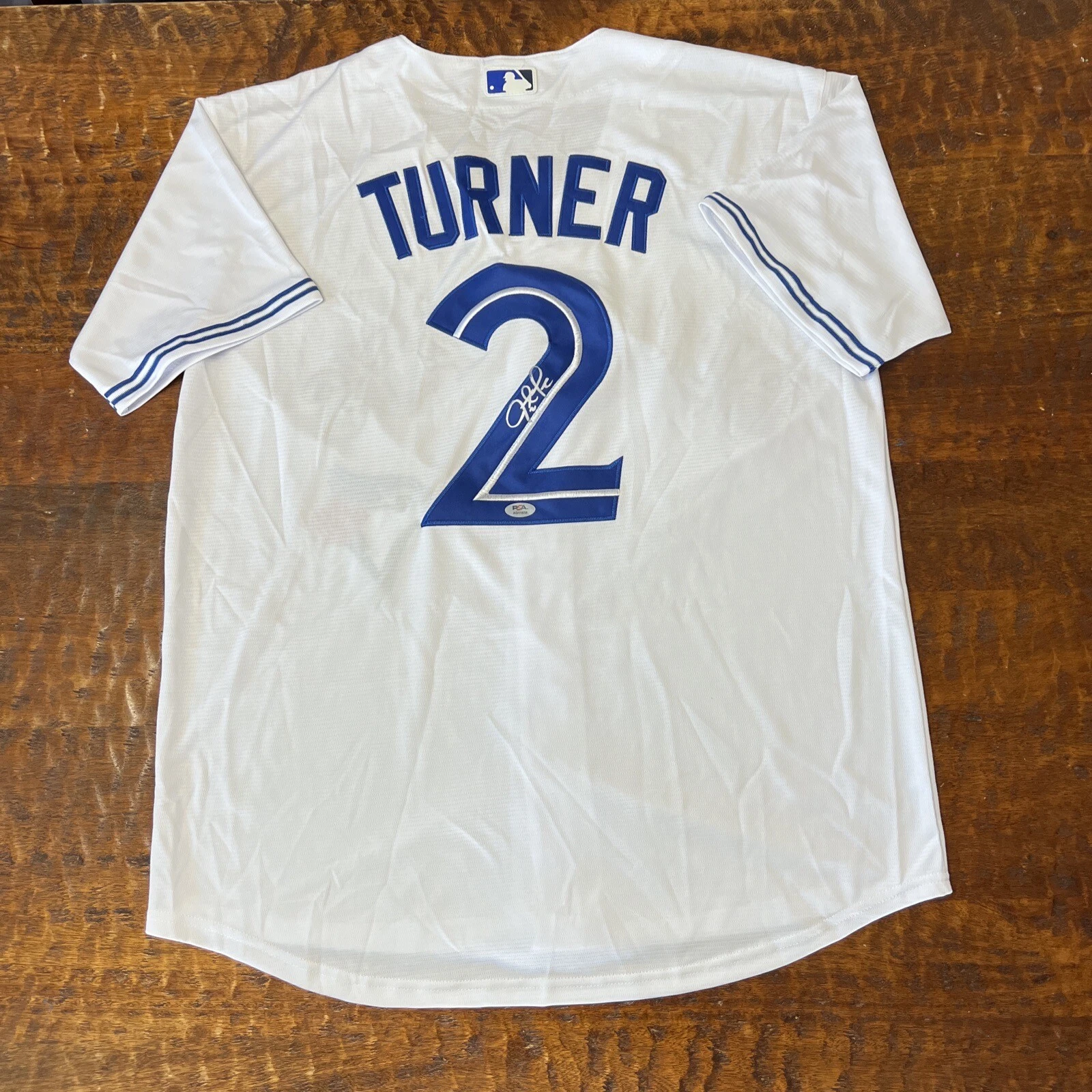Justin Turner Signed Toronto Blue Jays Jersey PSA DNA Autographed