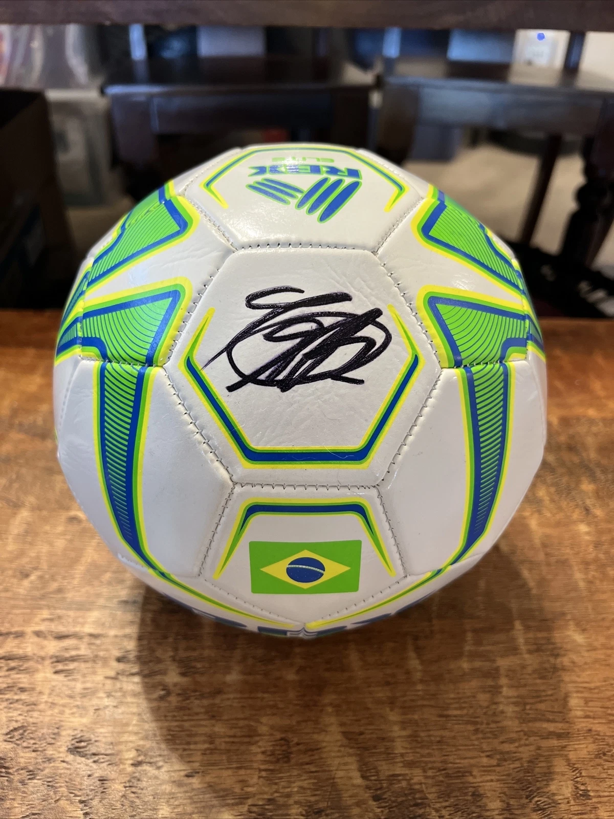 Endrick Signed RBK Elite Soccer Ball JSA Coa Autographed Brazil