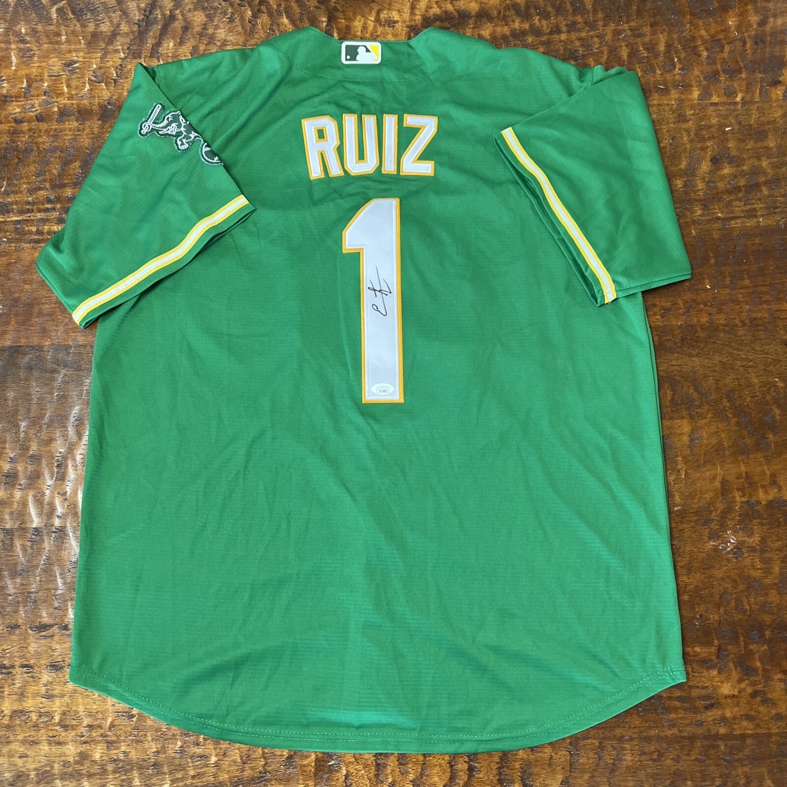 Esteury Ruiz Signed Oakland Athletics Jersey JSA Coa Autographed A’s