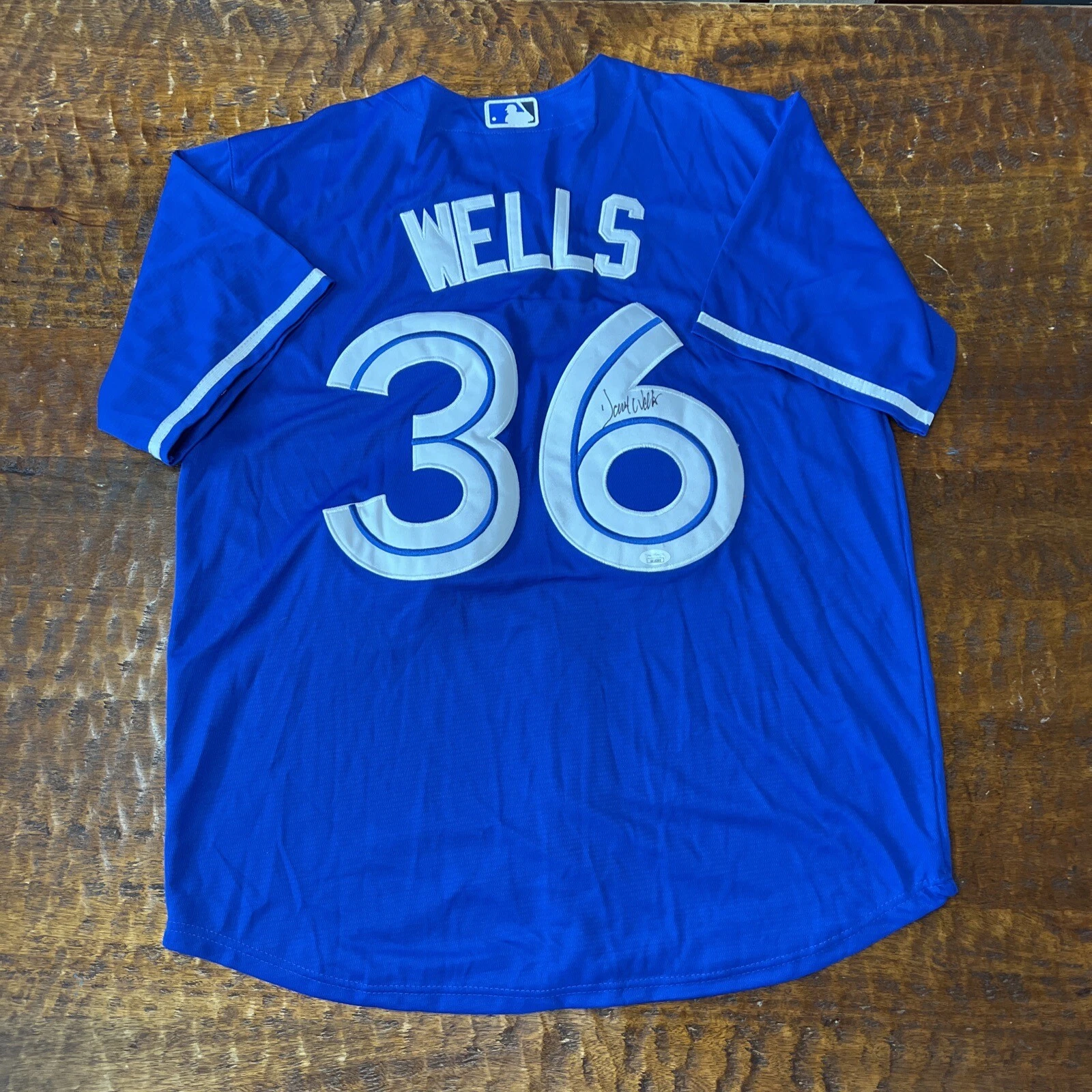 David Wells Signed Toronto Blue Jays Jersey JSA Coa Autographed